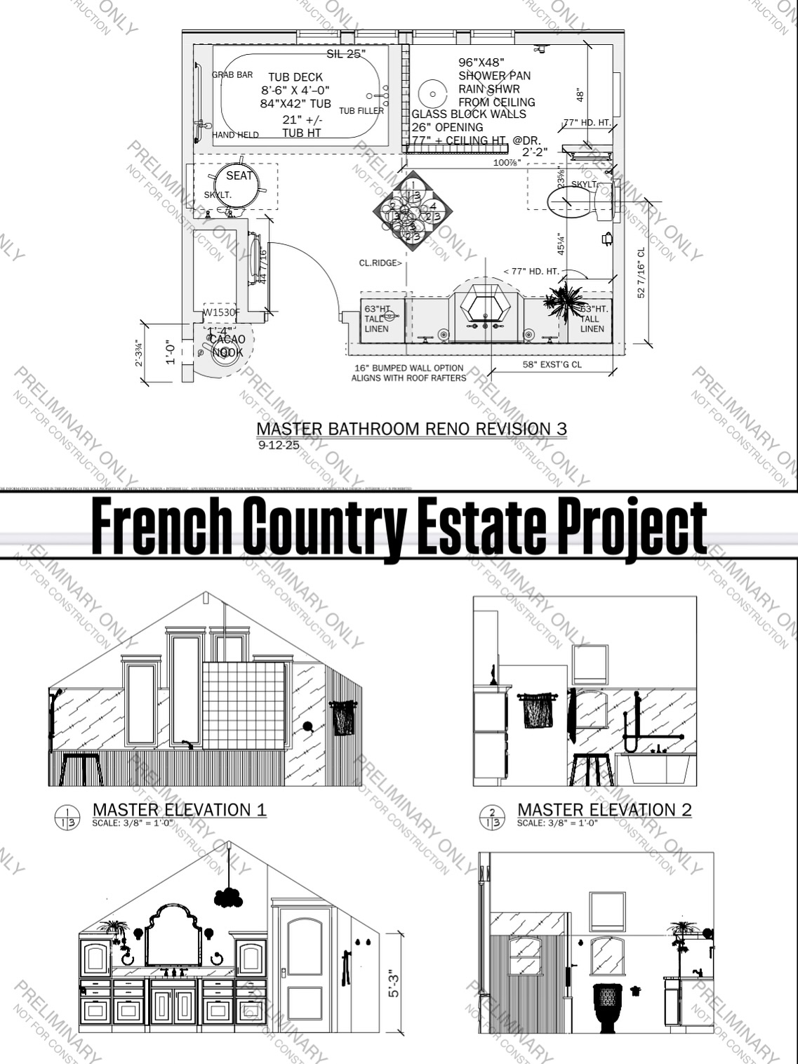 Check out this magical new renovation project. Such an amazing opportunity to guide our client to put this beautiful historical home back together. Stay tuned for further developments ❤️#architecture #interiordesign #architecturaldesigners #frenchcountrystyle#sanjuanislandswa #masterbathroom #masterbedroom