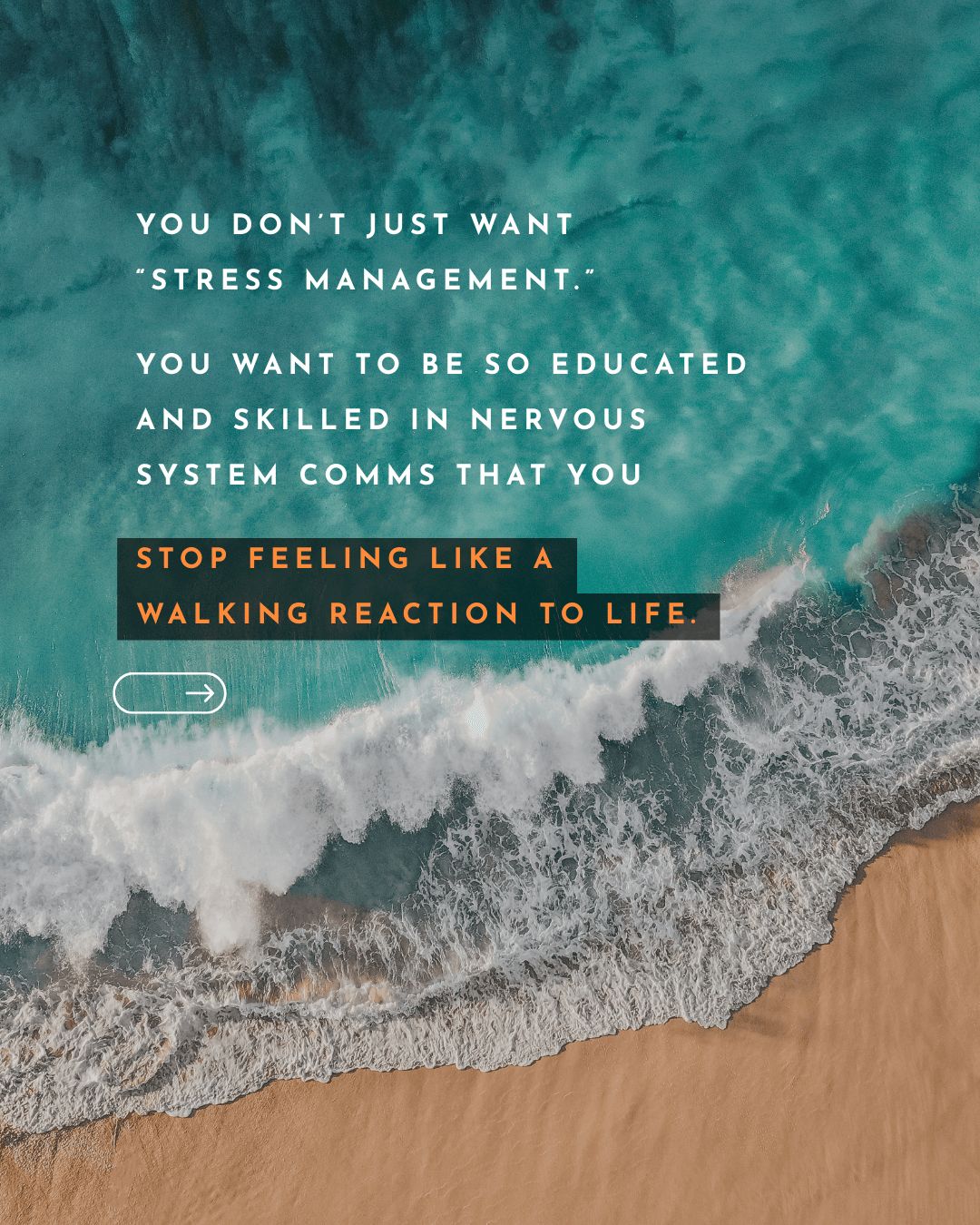 You were never taught this...
What’s exhausting isn’t the stress itself...
It’s not knowing why it keeps showing up.
It’s not knowing what to do when it does.
It’s thinking: “Why do I get so triggered by this again?”
It’s realizing you’ve spent your whole life being told to calm down, but never taught HOW.
The problem isn’t stress itself - it’s that most of us were never taught how to understand it.
Stress literacy changes everything.
Not just your anxiety.
Not just your sleep.
Not just your productivity.
But your entire relationship with how you treat yourself every damn day.
Stress literacy is skill of effective communication with your nervous system.
This is how it works:
🧭 KNOWLEDGE → UNDERSTANDING
Knowledge allows undestanding of what’s happening in your body - and why - so you can stop blaming yourself once and for all.
🎯 FOCUS → LISTENING
intentionally influecning an automatic system takes focus. Focus lets us get better at paying attention to and listening to our internal world. Interoception is your new superpower building our levels of awareness.
👁️ AWARENESS → IDENTIFICATION
Awareness lets us decode what the signals so we can idenity what they really mean. Root cause, not symptom only.
🎨 INDIVIDUALIZATION → INFLUENCE
Identification lets us individualise our apparoch so we can influence our bodies more effectively and with precision.
🌀 ADAPTATION → RESILIENCE
Your ability to adapt to the season in your life and train your nervous sytem to adapt is what creates resilience.
This is not about “handling more.”
It’s about becoming so well-practiced in these skills, you don’t need the world to slow down for you to feel peace.
You become the safe place.
You don’t just “bounce back”…
You stop breaking in the first place.
It's one of the founding principles I'm teaching in my 4 week kickstarter 'The Reset'. Build Your Basline.
⚡DM me “reset” if you want kickstart your journey to becoming unf*ckwithable - not because life got easier, but because YOU got fluent in your nervous system. This isn't 'time management' - it's internal comms.
