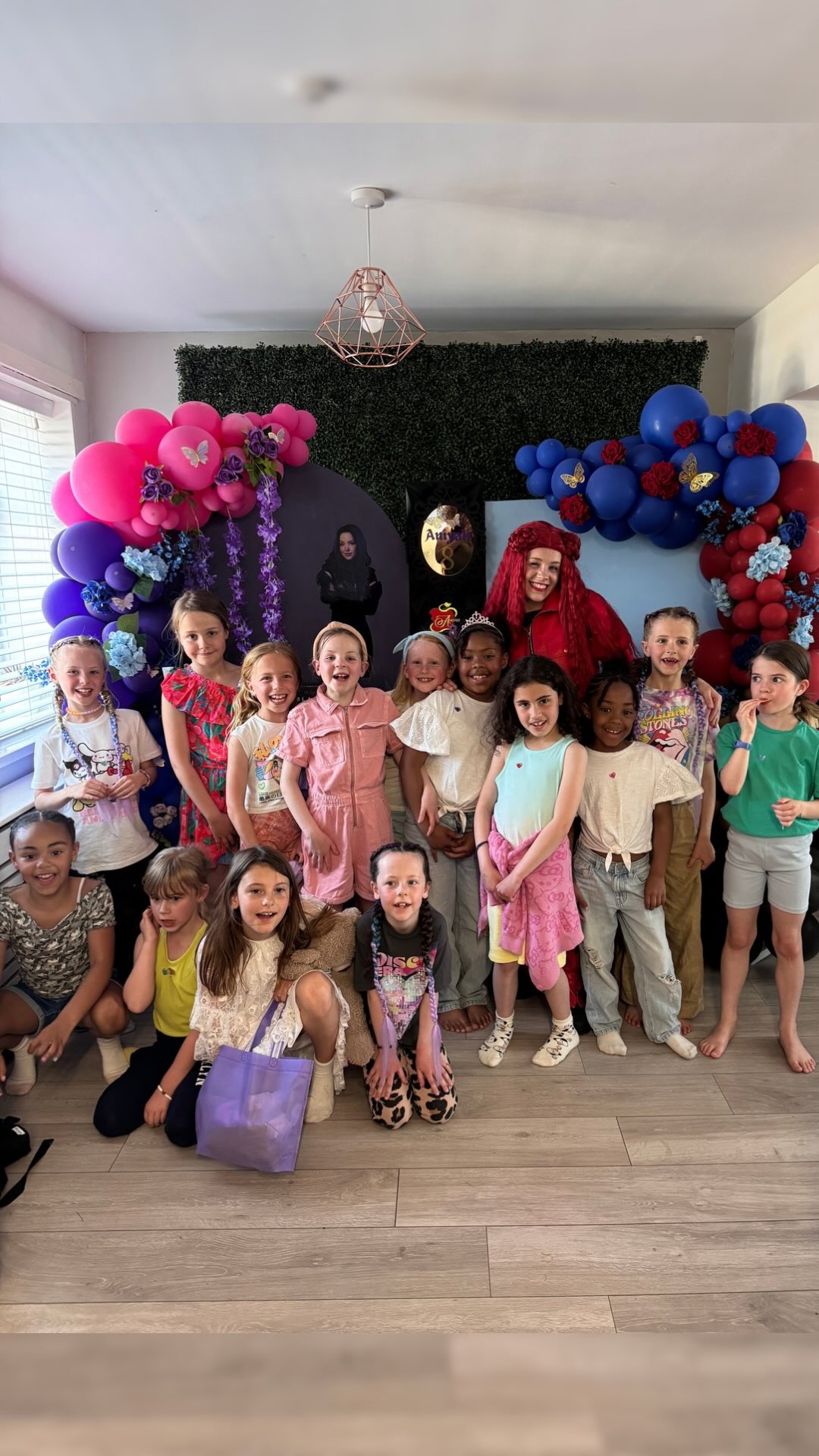 POV: you’re 8 years old and walking into the pamper party of your dreams 💅✨
From picnic-style seating with personalised gift bags to a magical Disney Descendants inspired backdrop and an appearance from Red herself, every detail was designed to make this birthday unforgettable 💜👑
Make your child’s birthday this unforgettable, DM to book 💌
Save this for birthday inspo + tag a parent who’d love this 🎀
Full planning and decor by Delarose Events
Cake @candycakes_x
Character visit @onceuponaperfectparty
#PamperParty #KidsPartyIdeas #BirthdayInspo #DescendantsParty #PartyStylist