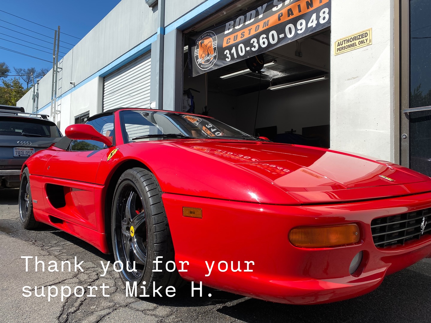 Thank you Mike.
#ferrari #ferrari355 #cosmeticrepair #autobodyshop #newburypark #thousandoaks #mulhollandmotorsports