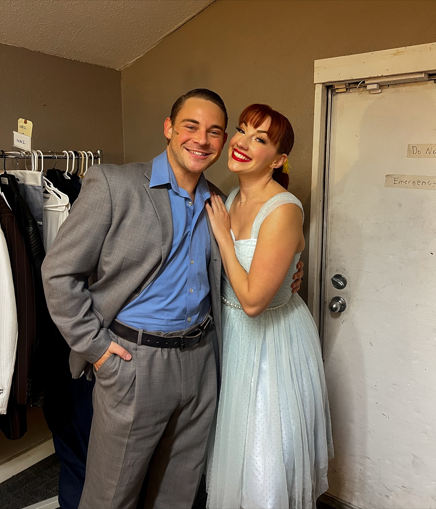 hey yāall! iām dean, the transfer student from iowa, celebrating a happy opening weekend here @suncoastbroadway šŗš»