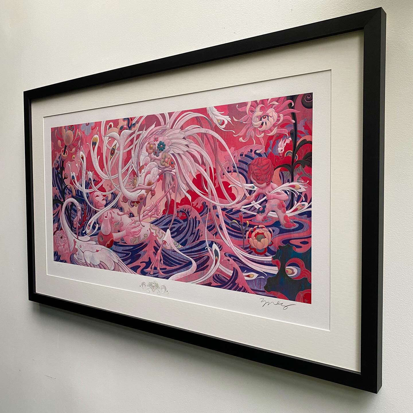 A simple black frame for our clients magnificent limited edition James Jean print. Frame moulding supplied to us by Crawford Picture Mouldings.
#jamesjean
#crawfordpicturemouldings
#wellingtonframers
#nzframers
