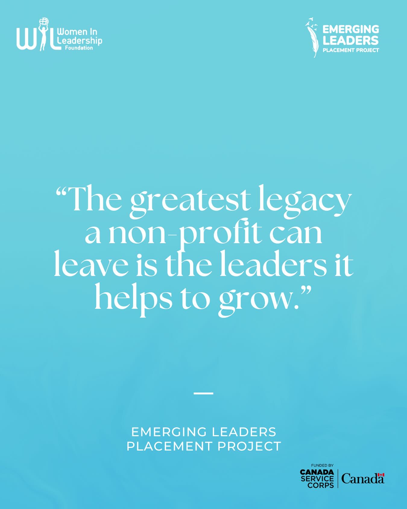 Youth don’t just join your projects, they transform them. Their ideas spark creativity, their energy drives results, and their perspective reshapes what is possible. Partnering with young leaders helps your organization grow and thrive 🌱
📧 Connect with us at leaders.wil@gmail.com to learn more
🔗 Learn more in our bio under Emerging Leaders Placement Project or visit www.leaderscanada.ca
Proudly funded by Canada Service Corps
#EmergingLeaders #YouthLeadership #CanadaServiceCorps #LeadersToday
#YouthInCanada #NonProfitPartners #MentorshipMatters #YouthInAction #IAmAVolunteer