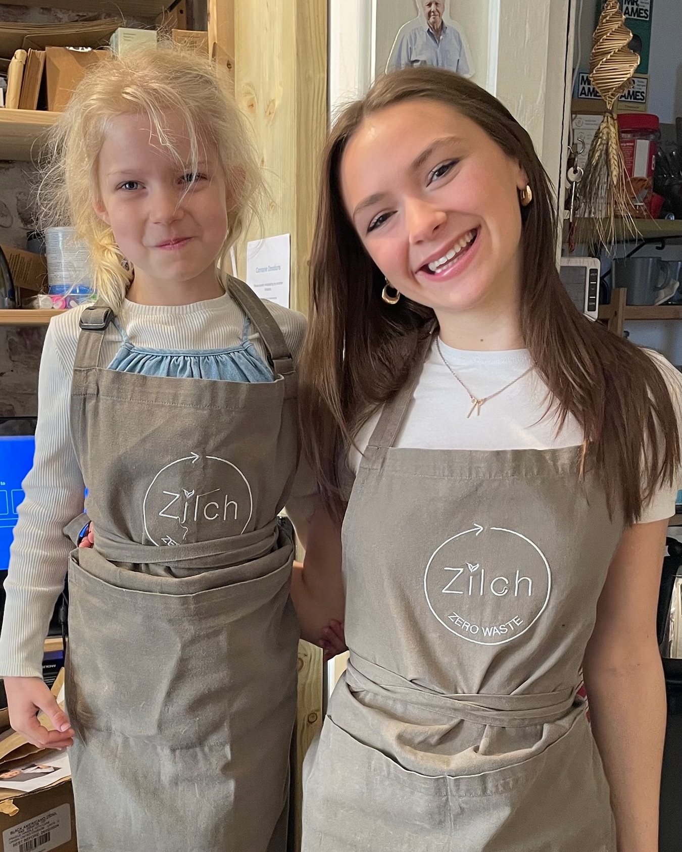 🩵 Today is a bittersweet day for us – it’s Zara’s last shift at Zilch before she heads off to start an exciting new chapter at university! ✨
🩷 Following in her sisters’ footsteps, Zara joined our Saturday team two years ago, and we’ve been so lucky to have her ever since. She’s not only been such a brilliant part of the shop, but she’s also the one who would happily entertain (and mostly bossed about by) my children and who could never resist getting distracted by every dog coming through the door 🐶💛
🧡 We’re going to miss her warmth, energy, and kindness so much. If you’d like to pop in today to say goodbye and wish her all the best, please do – we know she’d love to see you! 💚