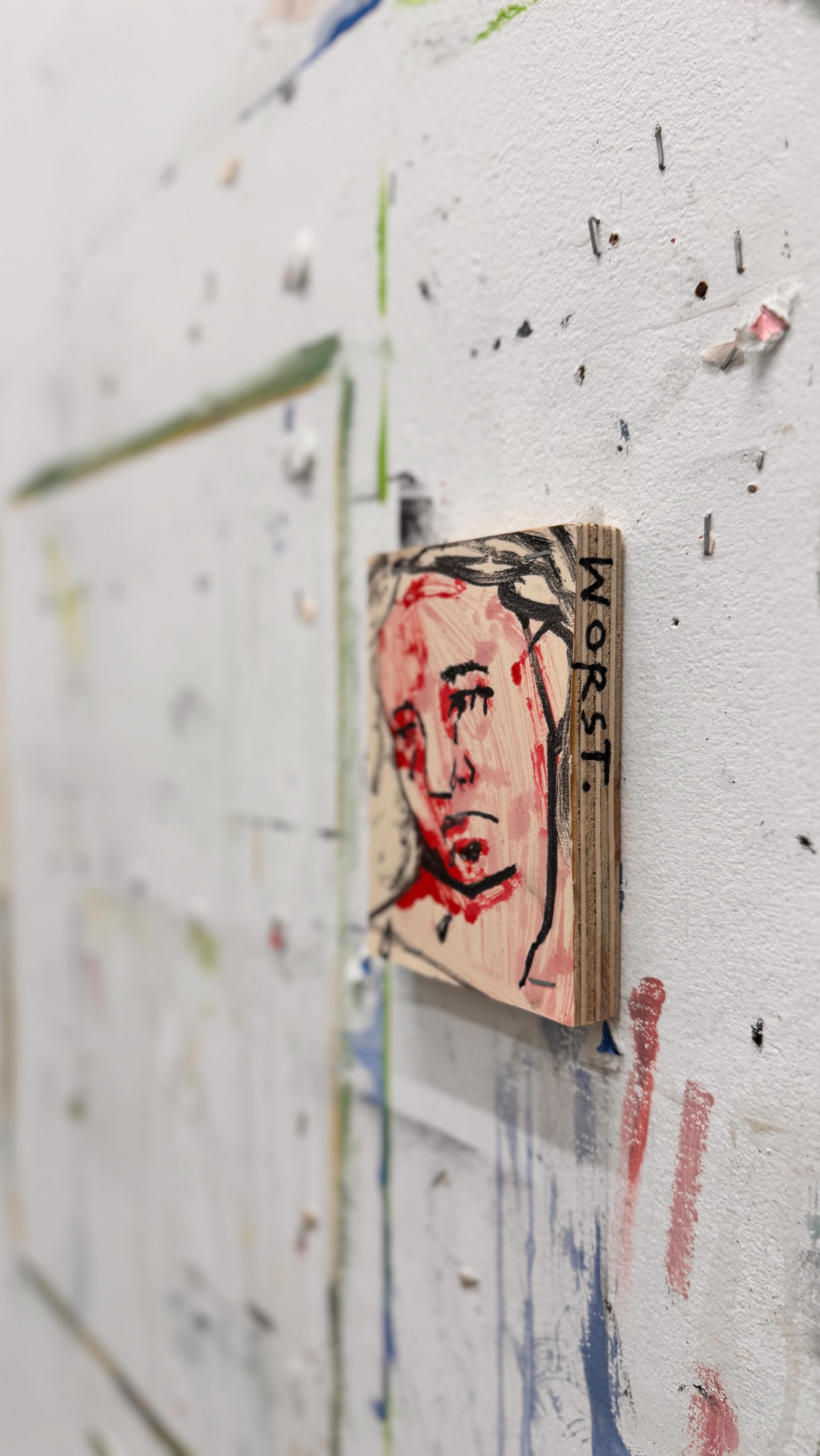 Back in the studio after a couple of months away. Going to prioritise playing around, see what happens 🤷🏻♂️
#painting #contemporaryart #printmaking #cuttingthingsup #collage #artonplywood #studio #artstudio