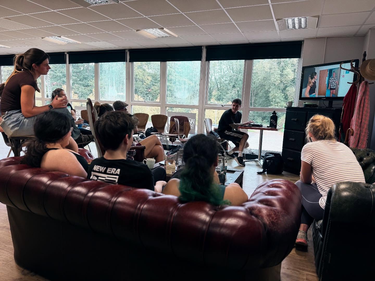 Watching the action scenes back at the end of yesterday’s Action for Actors masterclass with Sam Lyon-Behan! Fantastic work everyone 👊🎬