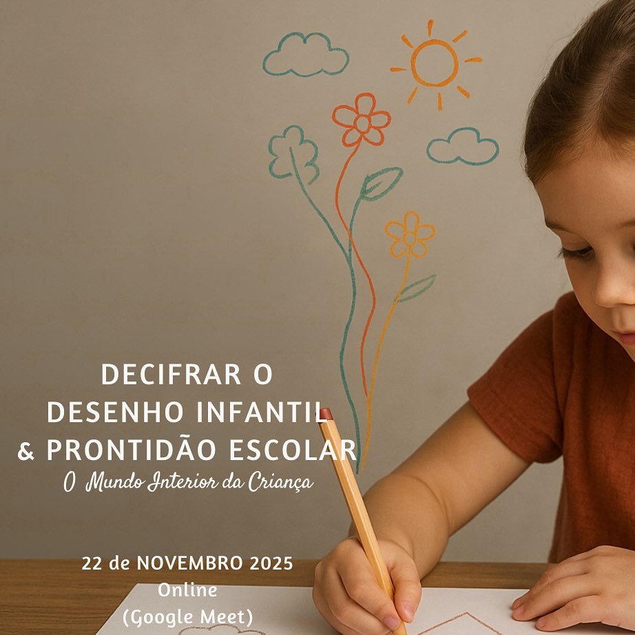 Está de volta!!!
4ª Edição – Sempre Esgotada!
O workshop que começou como “Maturidade Escolar segundo a Pedagogia Waldorf” evoluiu e ganhou um novo nome:
“Decifrar o Desenho Infantil & Prontidão Escolar – O Mundo Interior da Criança”
Porque mudou?
Porque este encontro já não é só sobre maturidade escolar.
👉 É sobre aprender a ler os sinais no desenho da criança, compreender a sua prontidão escolar e apoiar o desenvolvimento sem pressões nem comparações.
O impacto é real: nas 3 edições anteriores, todas as vagas esgotaram e recebemos dezenas de testemunhos de pais, educadores/professores e terapeutas que hoje olham para os desenhos infantis de forma completamente nova.
Agora é a tua vez!
Inscrições abertas para a 4ª edição – mas atenção: só temos 20 vagas.
🗓️ 22 de Novembro 2025
📍 Online – Google Meet
⏰ 08h30 - 16h30 com hora de intervalo para almoço.
🔗 Garante já o teu lugar! Link na Bio