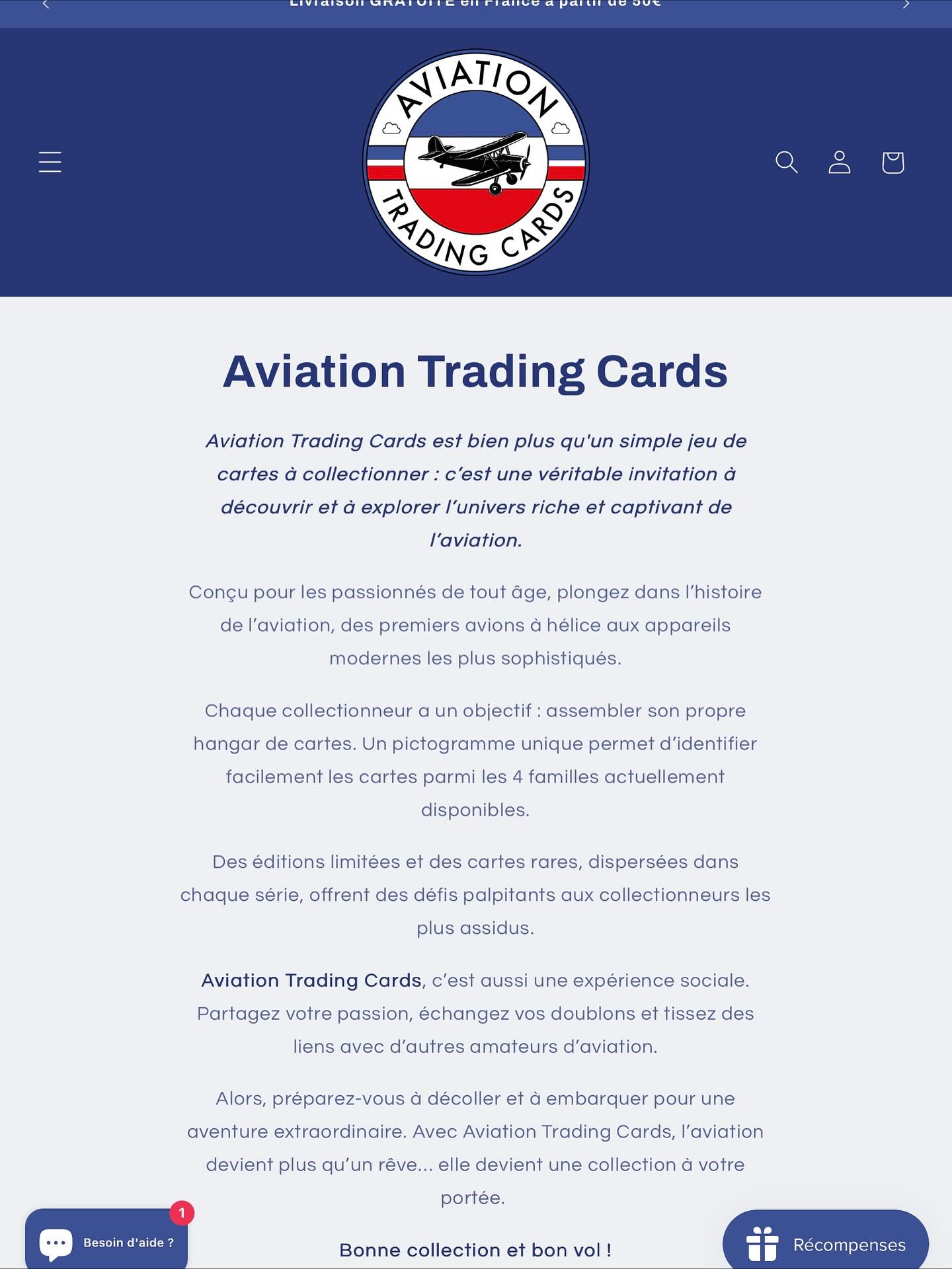 @aviation.trading.cards
@theskywith_vic
Victorin, officier pilote de ligne sur 220 à AF, passionné d’aviation, a donné vie à un projet original : une collection de cartes à collectionner dédiées aux avions dans différentes familles : Avions légers, avions de chasse, avions militaires ou de ligne, chaque carte présente une photo accompagnée d’informations techniques et historiques. Les familles de cartes vont également s’étoffer au fils des ans (la prochaine : les aviateurs et aviatrices célèbres )
Cette année, la collection compte près de 150 cartes, plus ou moins rares, avec l’ambition de l’enrichir chaque année pour les passionnés, petits et grands.
Engagé et solidaire, Victorin reverse tous les bénéfices de ce projet à deux associations qui lui tiennent à cœur : ASF et le SSNAM.❤️
https://aviationtradingcards.fr/
Un grand MERCI pour cette initiative solidaire !
Victorin sera présent à l’AéroRun 2025, la course solidaire d’ASF le 19 octobre au Bourget
Pour connaître le parcours de Victorin, et sur la genèse de ce projet (~44’) : vous pouvez écouter ce postcast :
https://open.spotify.com/show/6JoC3sJ1dotlnfMe9sc8PN
https://www.deezer.com/fr/show/1001331561
https://podcasts.apple.com/au/podcast/survol/id1774578061