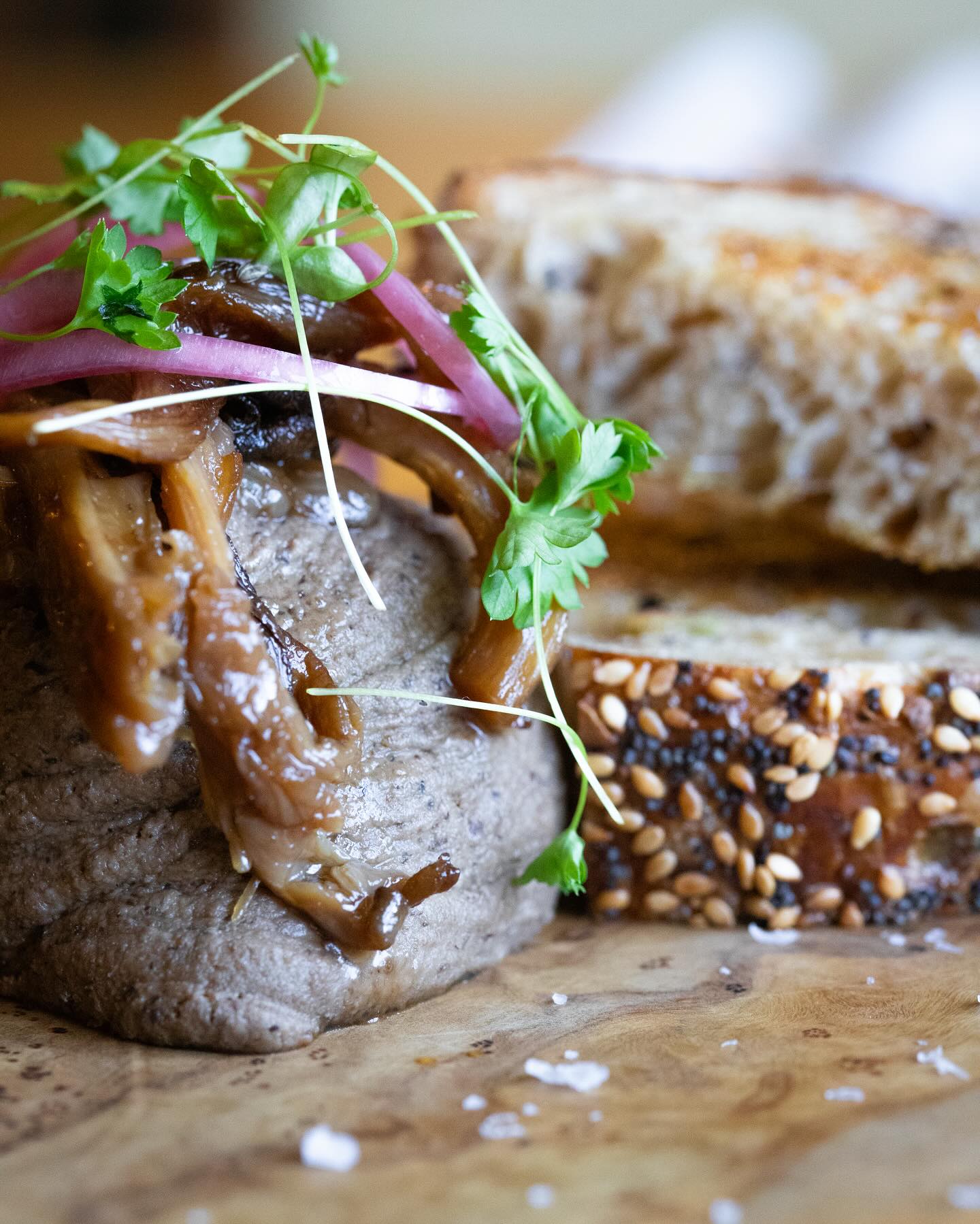 Just like this weather our menu is changing!
If you do one thing this weekend - eat this mushroom parfait!
Full of slow cooked shallots in port and sherry, wild and oyster mushrooms finished with soy and mirin glazed shiitake 🍄🟫
Rich, indulgent and proper naughty!