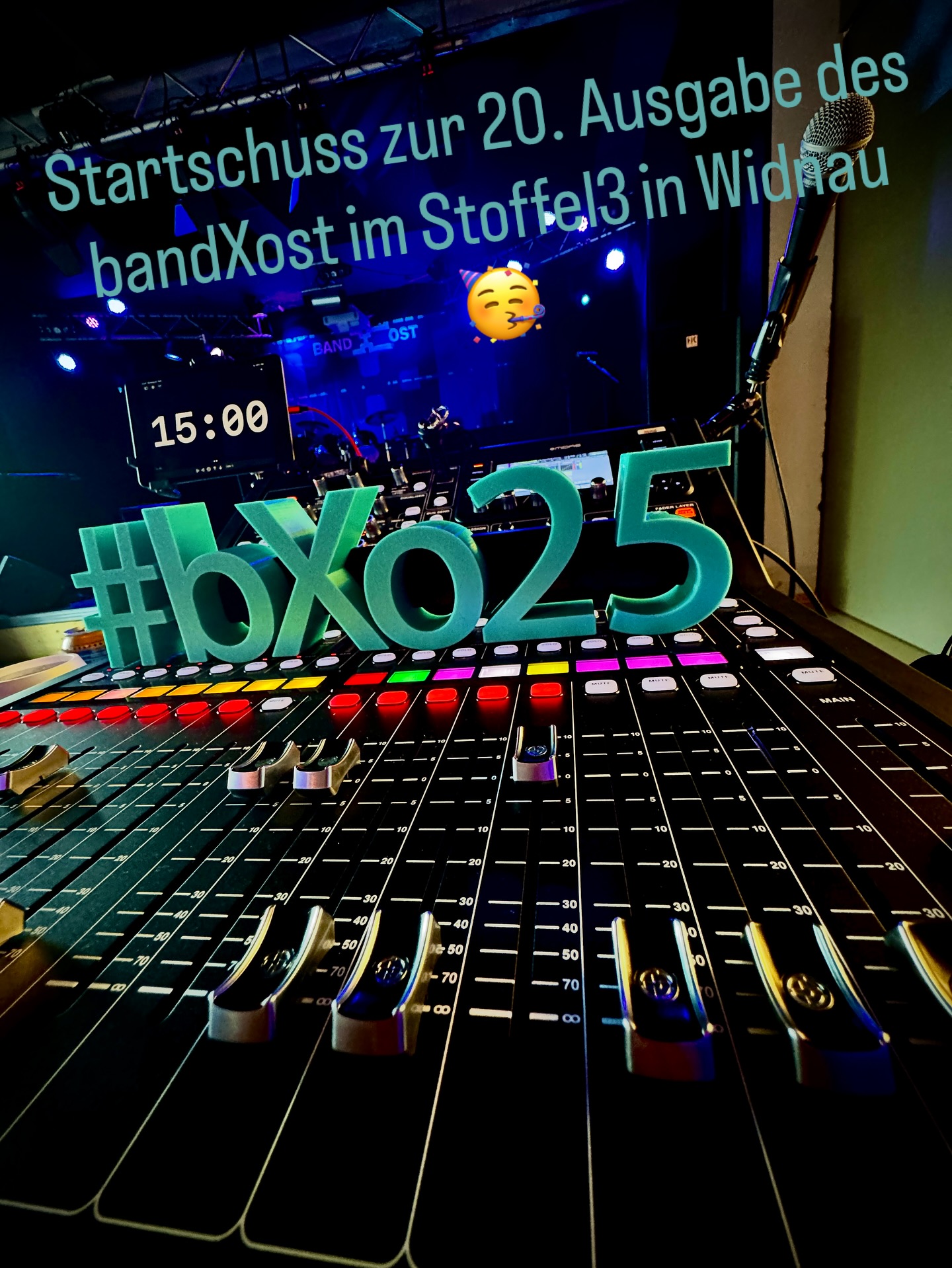 Heute gehts los mit dem bandXost 🥳