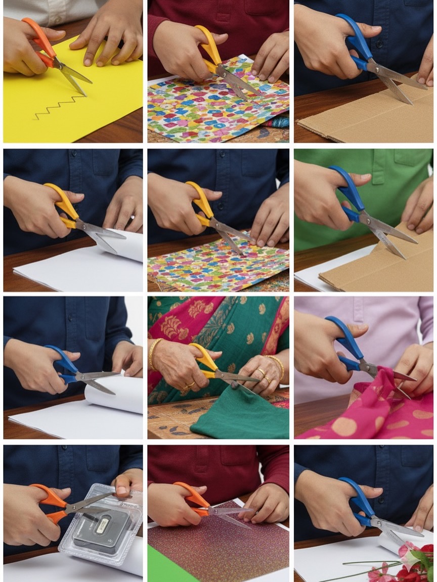 This Navratri, let your creativity shine brighter than the festive lights! Whether you're cutting fabric for a dazzling lehenga, crafting vibrant decorations, or simply preparing for the celebrations, Kangaro Scissors are your perfect partner.
From our versatile KS-216D for heavy-duty tasks to the precise KS-120 for intricate designs, we have the perfect snip for every joyous creation. Get ready to add that extra tadka to your festive preparations! #Kangaro #KangaroScissors #Navratri #NavratriCrafts #FestiveVibes #GarbaReady #DIYDecor #IndianFestivals #Crafting #PrecisionCut #OfficeAndHome #SchoolAndKids #GeneralHomeIndustry #MadeInIndia #HappyNavratri #CreativeFlow