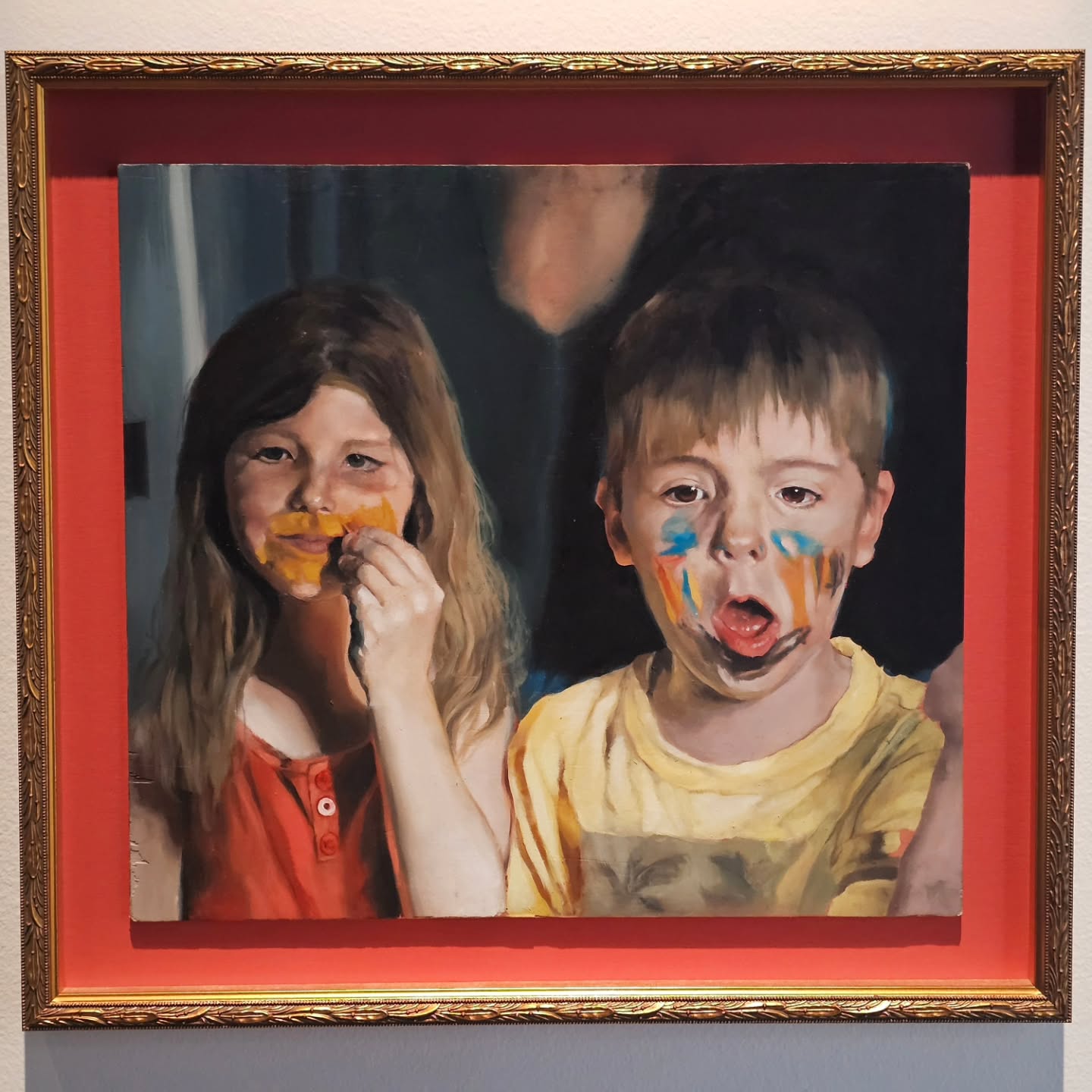 Very proud of my daughter with her first ever piece exhibited at the @hotagc . Good on you Taylor!!