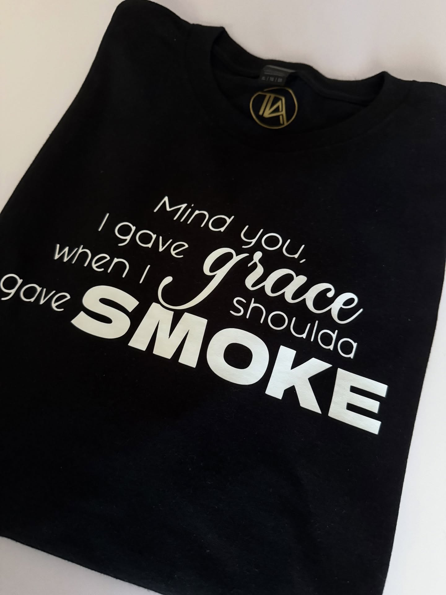 Custom request for @bria_nichole ๐คญ๐ซถ๐พ๐ โI Gave Graceโ Tees now available on www.tatianaashantistudio.com
#givegrace #customtees #nominimums