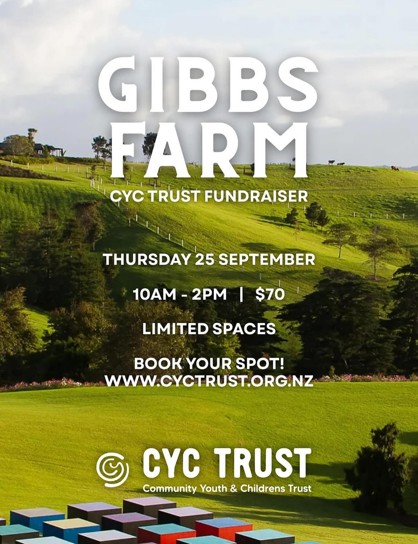 We are so excited for our upcoming fundraiser at Gibbs Farm this Thursday 🌾🐏
Head over to our website to get your tickets — children under 13 are free ⭐️