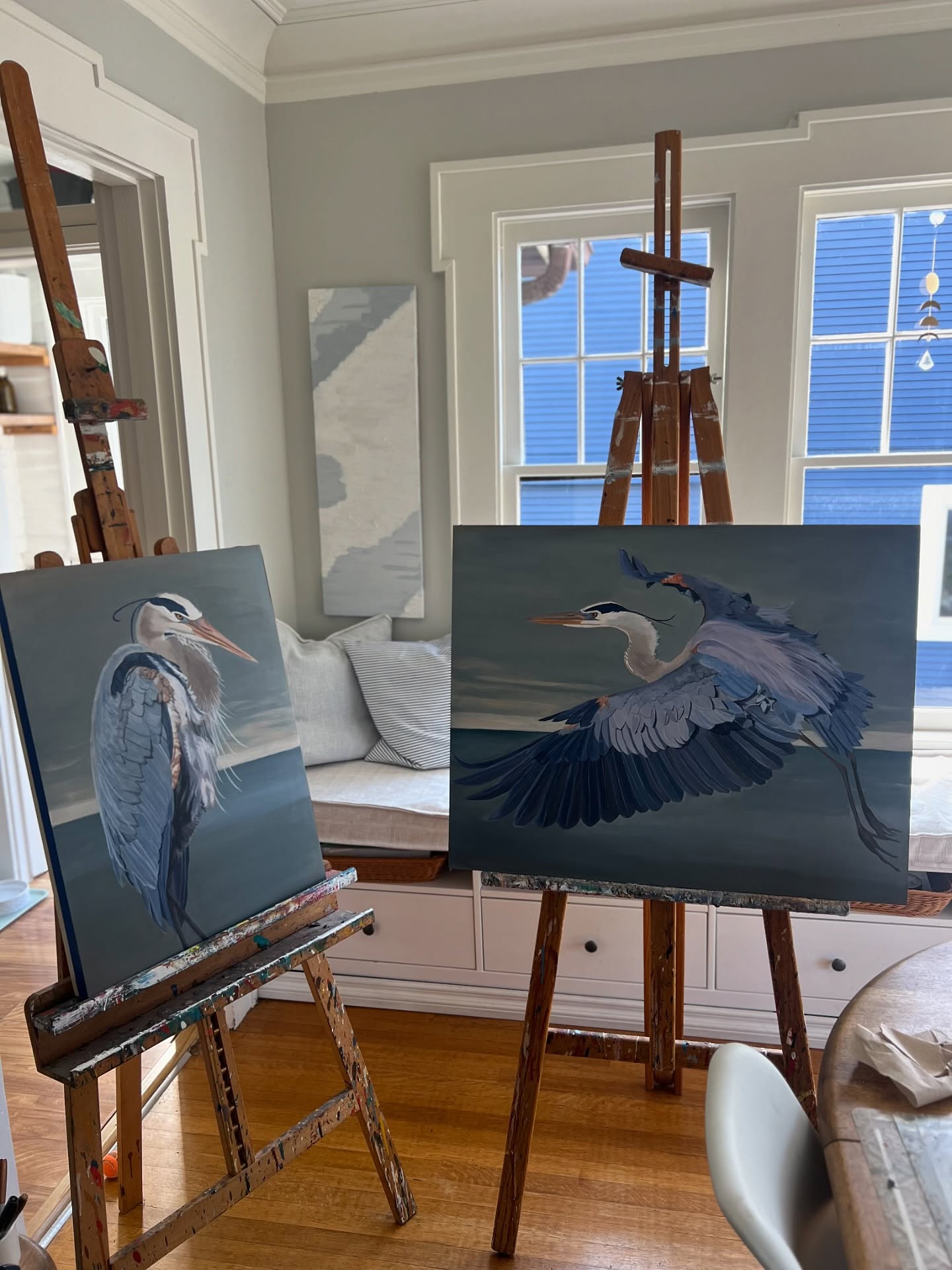 These two are coming to the West Seattle Art Tour with me tomorrow. Hope to see you there! This Saturday and Sunday, 10am-5pm I will be at Stop #8 (Peggy Nelsen’s studio 4330 SW Dawson St) with two other fabulous artists (among all the other artists at the other stops!) and some new original paintings and prints. This is my first time doing this tour and I’m looking forward to seeing and meeting all who join in 😊!