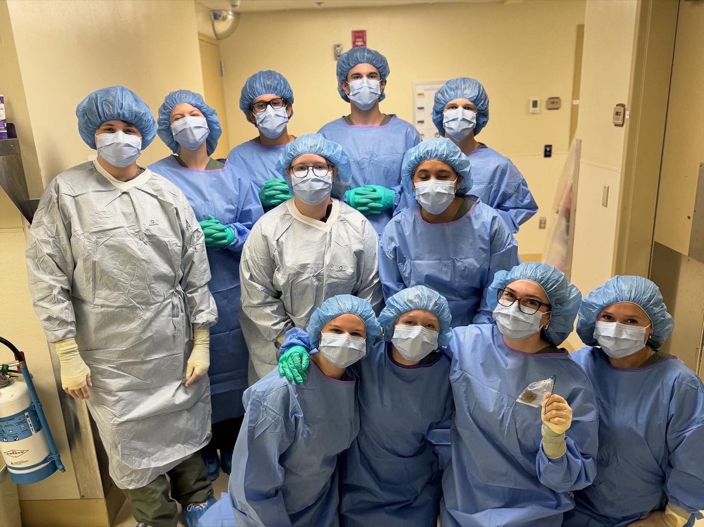 This week our juniors had the opportunity to tour the surgical center at the VA in Boise. Students were able to practice using various pieces of equipment and perform a mock appendectomy. Thank you to the VA for this unique opportunity!