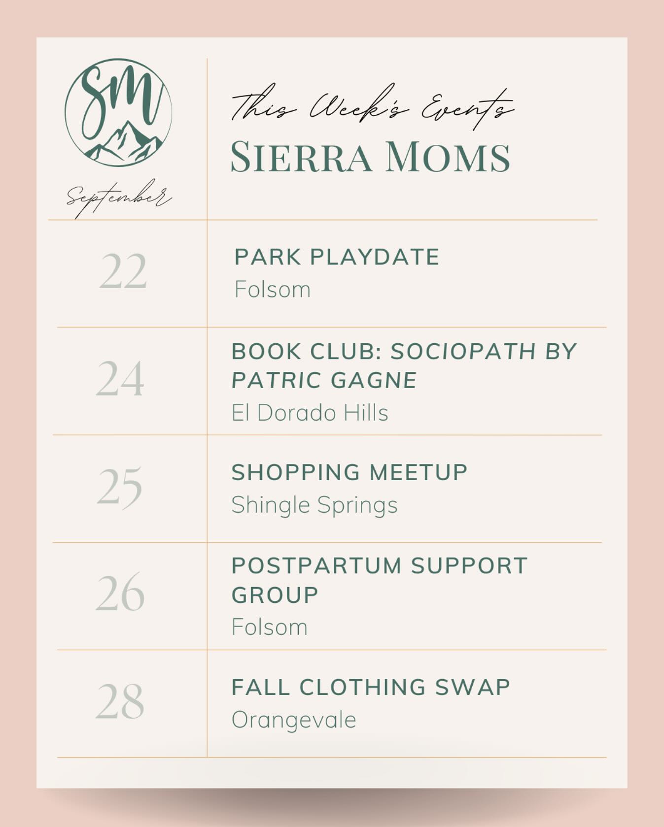 Join us this week! All details on Wild Apricot ✨