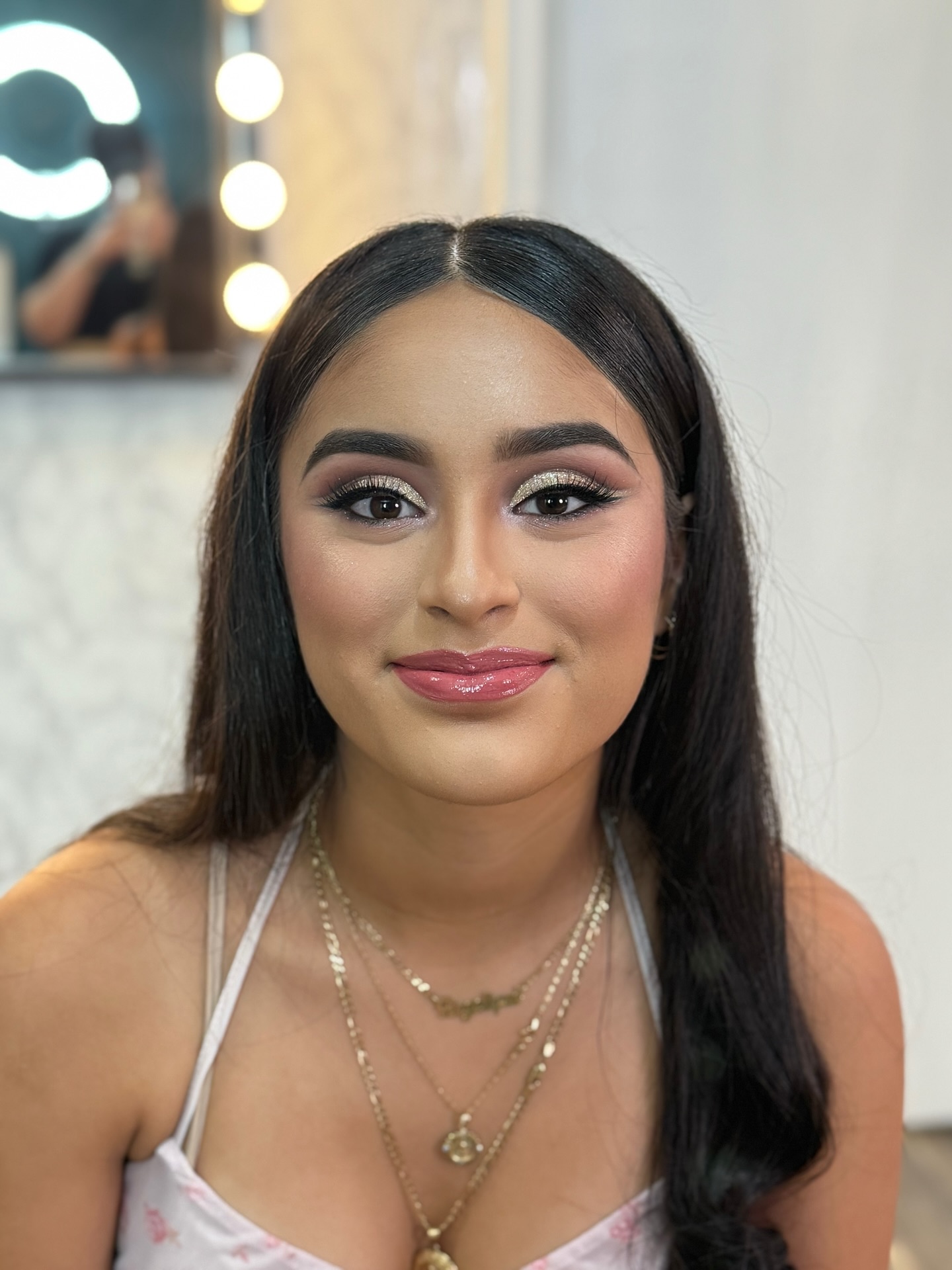 Gorgeous XV!
Artist @bellawithcarmen
•
#mua #makeup #beauty #tips #tricks #beautytips #womenowned #fyp #eyemakeup #lashes #contour #beforeandafter #phoenixmakeupartist #phoenixmua #arizonamakeupartist #arizonamua #arizonabrides #bridalmakeup #brides #makeupclasses #makeuptutorial #hair#makeuplooks #bellamakeup #teambellamakeup #fyp