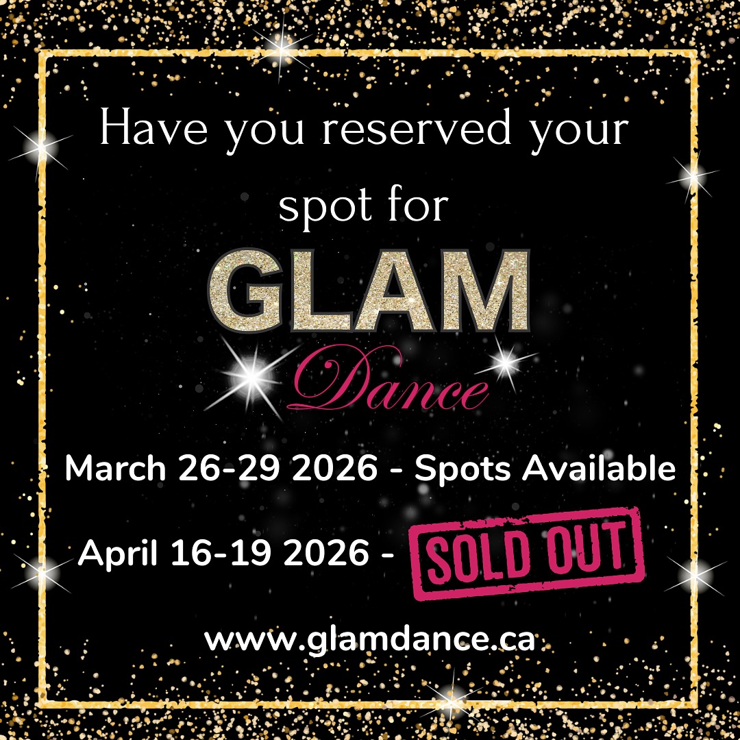 Our April event is sold out but we have some room left in March for any studios who haven’t reserved their spot yet! We hope to see you all at Glam Dance 2026! ✨ 🪩