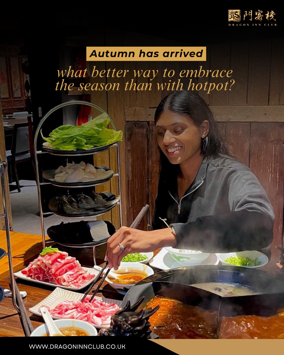 Say hello to autumn with flavours that truly comfort the soul. Hotpot at Dragon Inn Club is the perfect seasonal tradition. Reserve now and enjoy the first day of fall in style.
#Dragoninclub #Sichuan #Sichuanhotpot #dimsum #london #pimilco #londonvictoria #buckinghampalace #chelsea #theatres