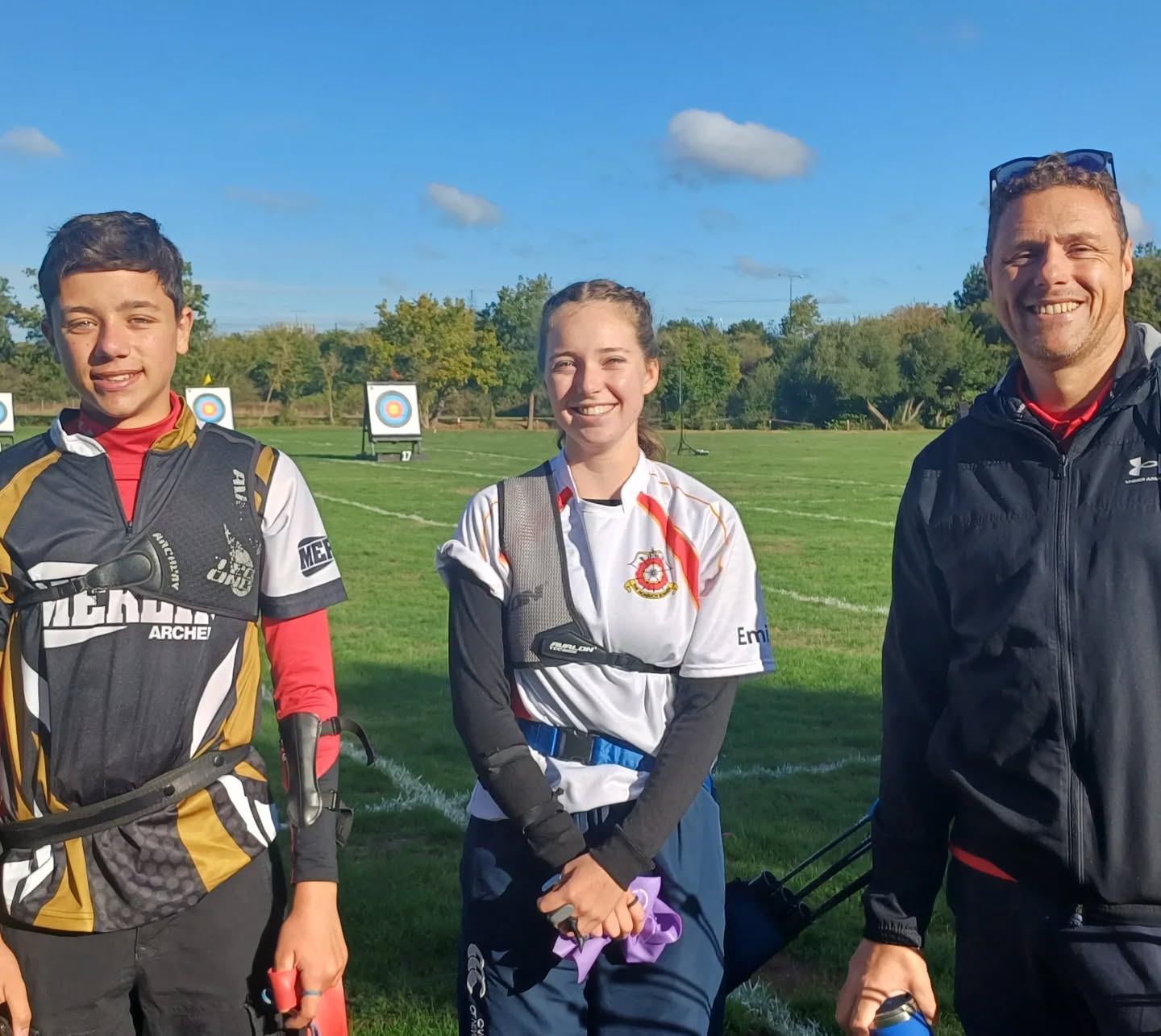 A lovely sunny competition at @wokingarcheryclub today. Coming home with 2 gold medals