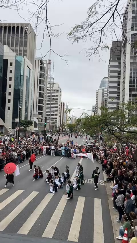Yosakoi Soran no Desfile Yume Matsuri 2025 🎊👘🎉
🎥 Créditos: @tvutina
#yumematsuri2025 #yumematsurisp #união #eventos #130anosdeamizadebrasiljapão #yosakoi #yosakoiソーラン #ishinyosakoisoran
@shinsei_acal
@ishin_yosakoi_soran