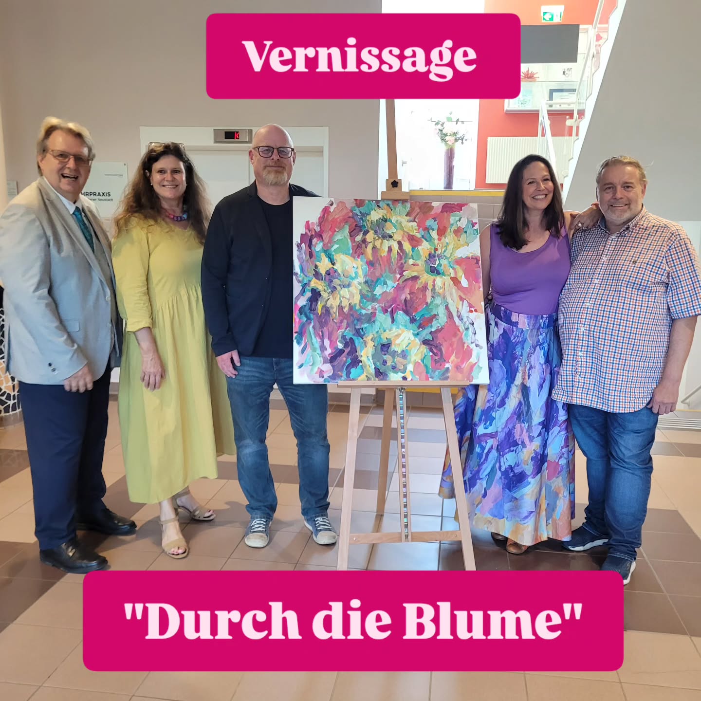 Was für eine tolle Vernissage im Pflegezentrum Mödling. Wunderbare Menschen, Stimmung und Kulinarik!
Vielen Dank an alle Beteiligten 🙏😍
#vernissage #ausstellung #acrylicpainting