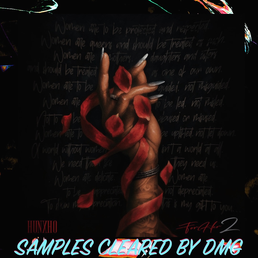 Fresh out today! @rachelxblue cleared 6 samples for Hunxho’s For Her 2. Some stand outs include:
Played sampling “Don’t Want To Be A Player” by Joe
If Only interpolating “Quiet Storm” by Mobb Deep
Too easy sampling “Freak Me” by Silk
Enjoy the tunes and your weekend!