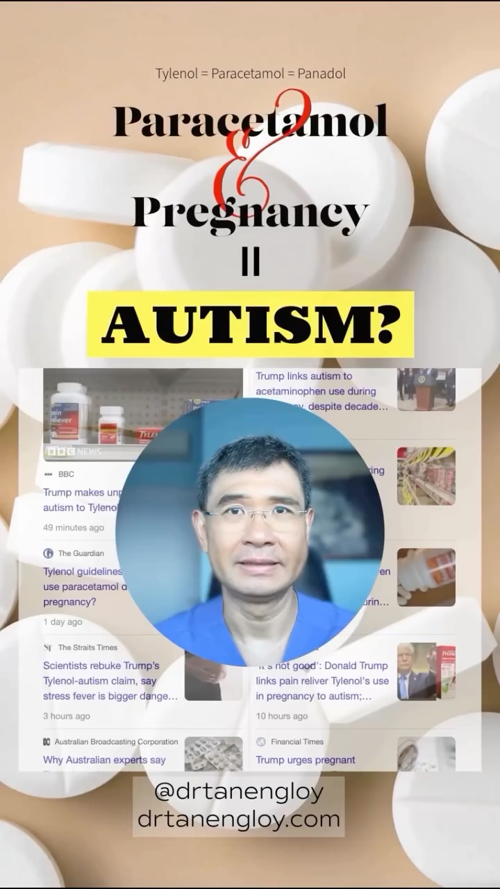 📰 The headlines may sound alarming: “Panadol in pregnancy linked to autism”.
But here’s what you need to know ⬇️
🔍 Research shows an association, not proof of cause.
⚖️ The evidence remains inconclusive — many other factors are involved.
💊 Most importantly, women should not be denied pain relief or fever treatment when it’s appropriate.
👉 In Singapore, Panadol (paracetamol) is still considered one of the safest options during pregnancy — when used as directed and under medical advice.
✨ Don’t panic over headlines. Get the facts, and speak to your doctor for advice that’s right for you.
#pregnancysg #sgmummies #panadol #paracetamol #obgynsingapore #womenshealthsg #pregnancyfacts