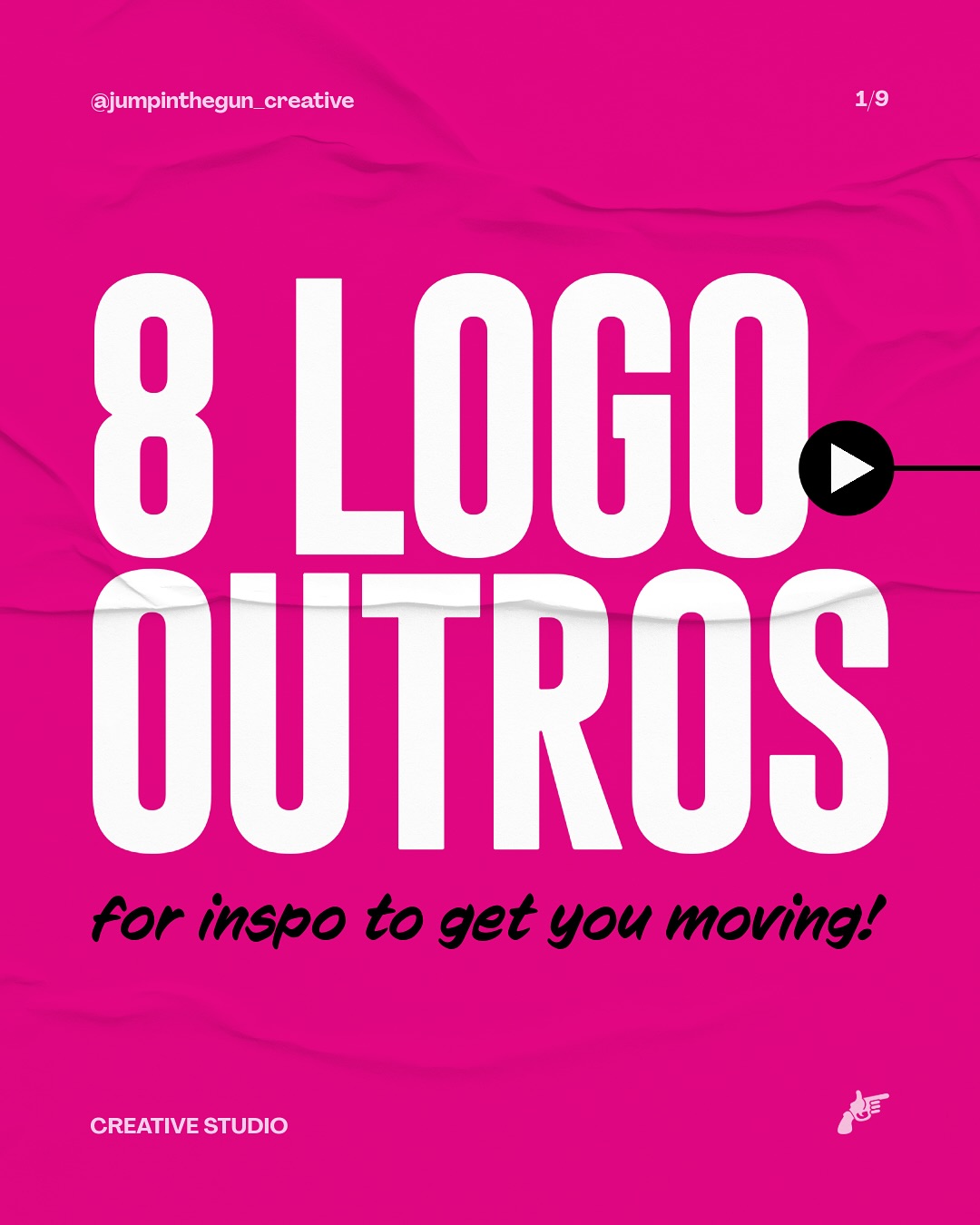 Sign off like you mean it 🫵
At JTG, our logo animations act as the official stamp - clean, confident, unmistakably you. It shines when the moment needs weight; it stays out of the way when the vibe is raw.
Use it when:
• Official brand pieces: hero videos, showreels, website headers
• Big news: launches, rebrands, partnerships, press moments
• Teasers & trailers where you’re building hype
• Paid ads and investor content where trust really matters
• Event openers/recaps and anything you want people to share
Skip it when:
• Lo-fi, in-the-wild clips; behind-the-scenes; day-in-the-life
• Trend responses, quick stitches/duets, “just hit post” content
• Community replies and raw UGC that should feel unpolished
Why this split works:
The recency effect makes your ending stick; your sign-off becomes a memory hook. Use it to close the official stuff and guide viewers to a handle or CTA. Keep it off the casual posts so they stay human and spontaneous.
We build our animations as mini motion systems - 1 to 2.5s, light/dark variants, with/without handle, MP4/ProRes/WebM/Lottie - so your signature finish lands anywhere video lives.
Leave a signature, not a fade. Want a tailored Outro Kit and a usage guide your team can follow? Drop us a DM.
#JTG #JumpintheGun #LogoAnimations