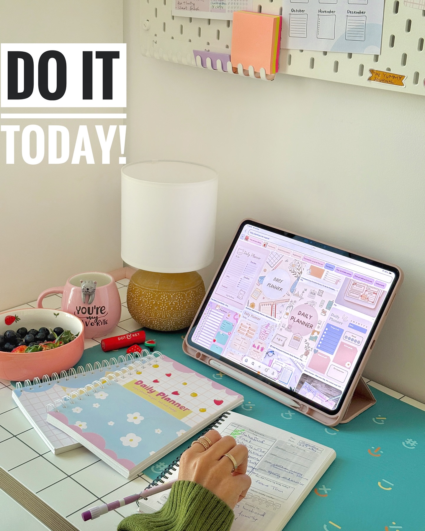 Don’t wait for someday - do it today 💫
#ilming #dailyplanner