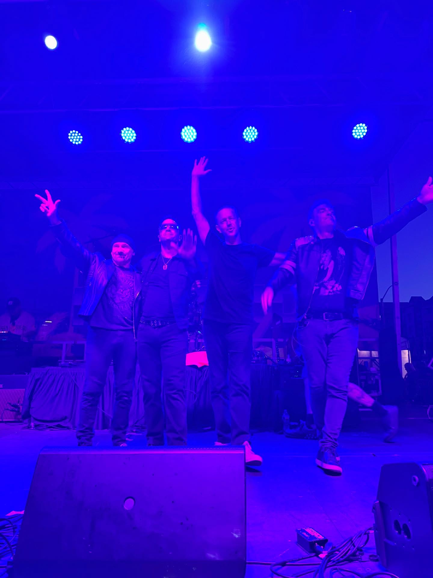 We’d like to thank all that came out to see us perform at the Cota Vera Rewind Festival 2025 in Chula Vista, California this weekend. We had a blast with you all, and hope to be back again in the future! In the mean time, like & follow us on all social media platforms, so you’ll know where we’ll be performing next.
📷 Chaz Parker-Alofs, Madeline Haupert, Allie Soler, Brian Celestino
-
#u2 #u2tribute #u2tributeband #u2coverband #u2lavation #tributeband #tributebands #tributeshow #cotaveraatotayranch #chulavista #sandiego #california #rewindfestival #rewindfestival2025