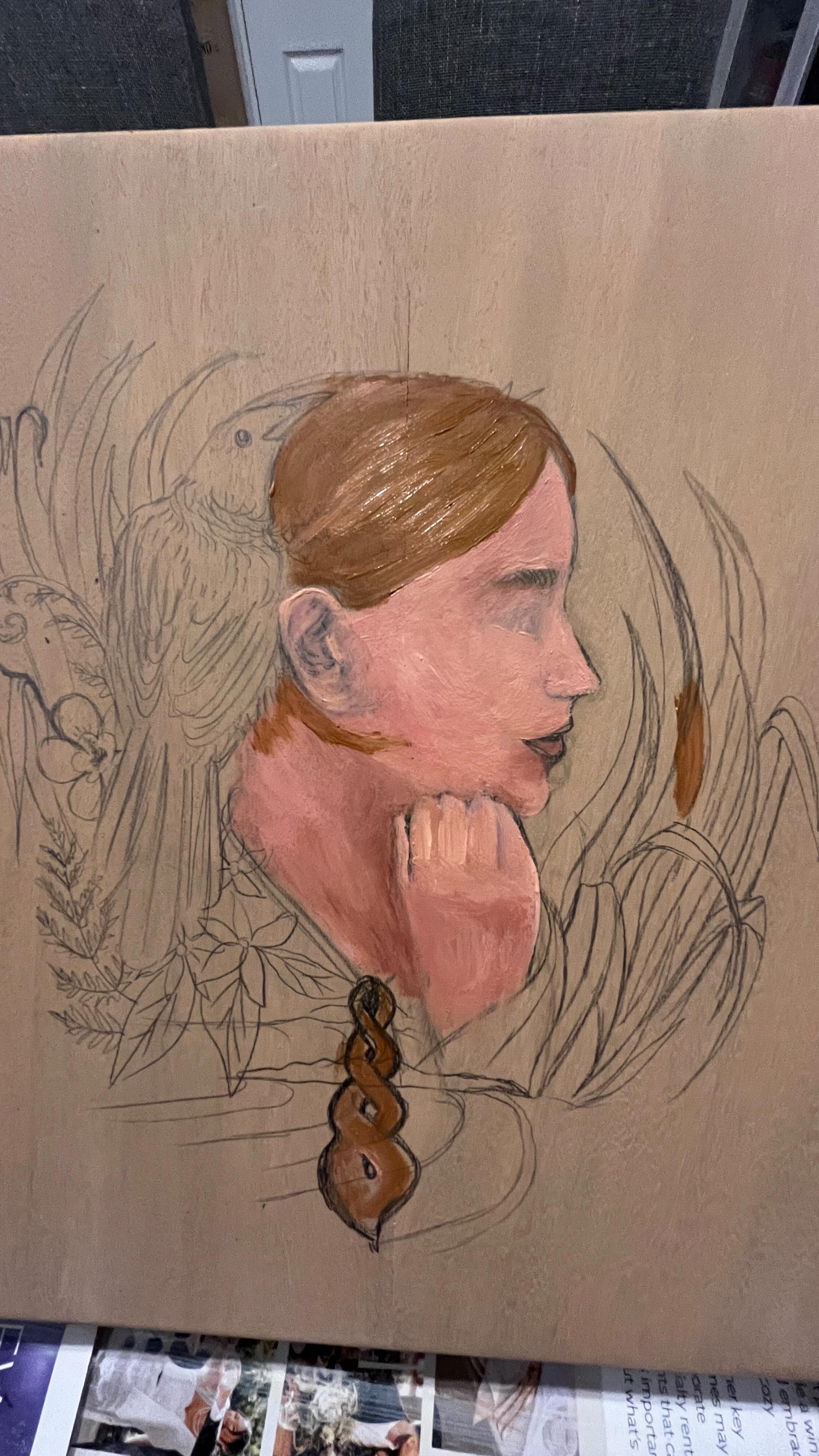 Not just a bird artist⦠something new on the workbench this week.