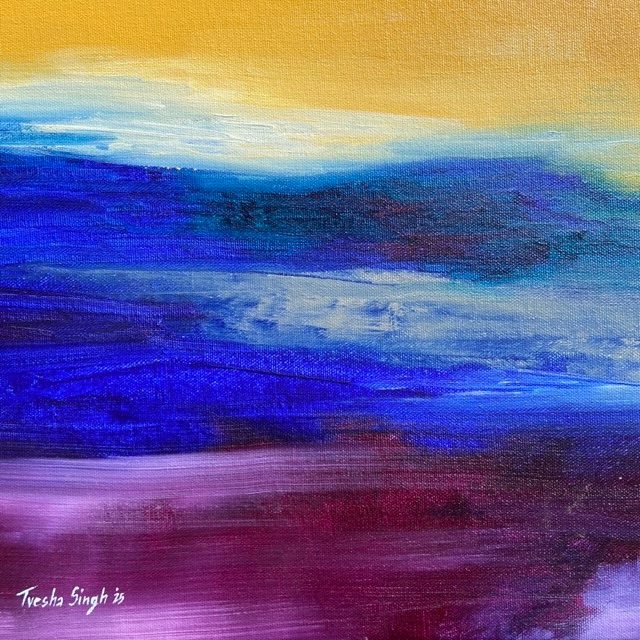 ‘Sea Drift’
Acrylic on canvas
12 x 12 inches / 1 x 1 Ft
Created in 2025
#marineart #wavespainting #abstraction #abstractartwork #seascapeart #paletteknife #abstractlandscape #artdetail #texture #tveshasingh