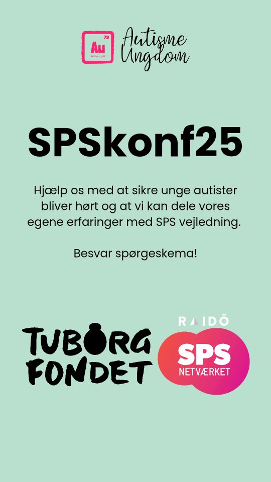 Vi deltager på SPS-konference 2025, hvor vores forperson Thea Enevoldsen skal dele unges egne historier om SPS, både de gode oplevelser og de udfordringer, der kan være.
👉 Derfor vil vi rigtig gerne høre fra DIG, som har fået SPS-vejledning. Dine erfaringer hjælper os med at vise, hvordan SPS opleves i virkeligheden og hvad der kan gøres bedre.
📝 Udfyld spørgeskemaet via link i bio
Vi opfordrer også fagpersoner (lærere, vejledere, SPS-vejledere m.m.) til at hjælpe unge med at få mulighed for at udfylde spørgeskemaet. Jo flere unges oplevelser vi kan samle, jo stærkere bliver budskabet!
En stor tak til Tuborgfondet Drømmepulje, der gør det muligt for os at deltage og tage de unges perspektiver med helt ind på konferencen 💙
@raido_org
@tuborgfondet
#SPSkonf25 #autismeungdom #sps #ungestemmer #inklusion #uddannelse #tuborgfondet #drømmepuljen #radio