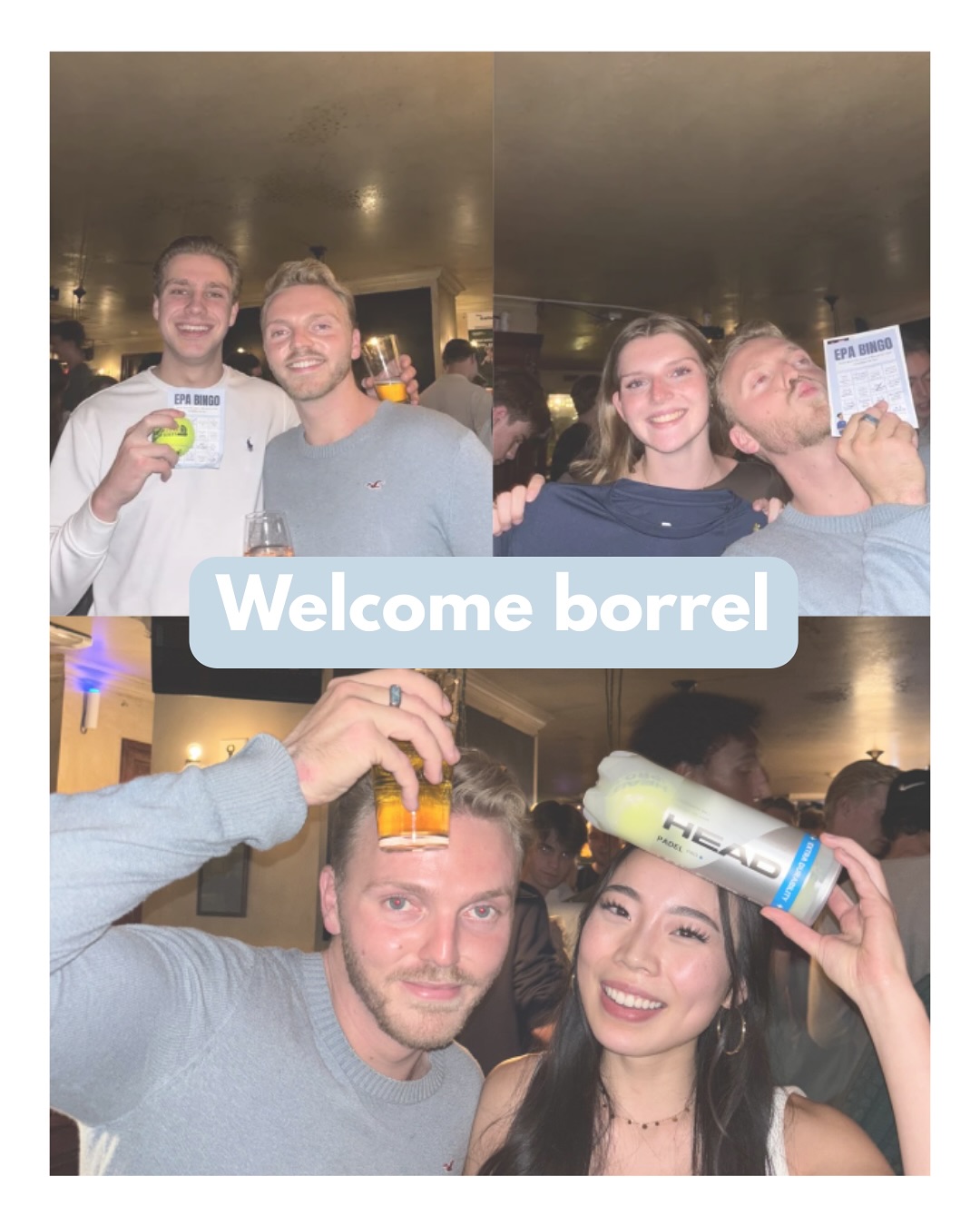 💙 Welcome Borrel 💙
Last week we had the first borrel of the year at Café Boudewijn! Thank you all for showing up and making it an amazing evening! 🥂😍💃
@cafeboudewijn
