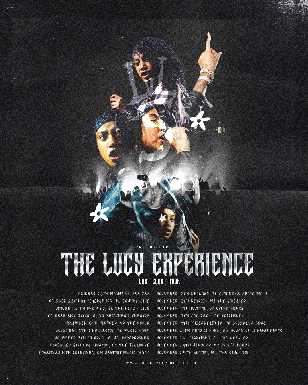 The Lucy Experience (poster + shirt design) • @bktherula
#bktherula #bktherulaedits #lucy #lucyalbum #poster #posterdesigns #concert #concertmerch #merchdesigns #shirtdesigns