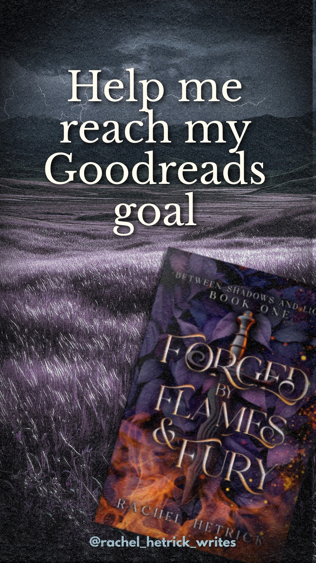 I just checked Goodreads and my goal is to reach 100 "want to reads" for my new book, Forged By Flames & Fury, before it comes out on October 21st! We're at 41 now, so we're getting closer!
This is the first book in a five-book fantasy romance series that will release every two months. The books are also coming to KU, so get ready to binge!
Thank you to everyone who has already added it to your "want to read" list. Let's hit that goal!
➡️ Add Forged by Flames and Fury to your Goodreads today: goodreads.com/book/show/240241661-forged-by-flames-and-fury