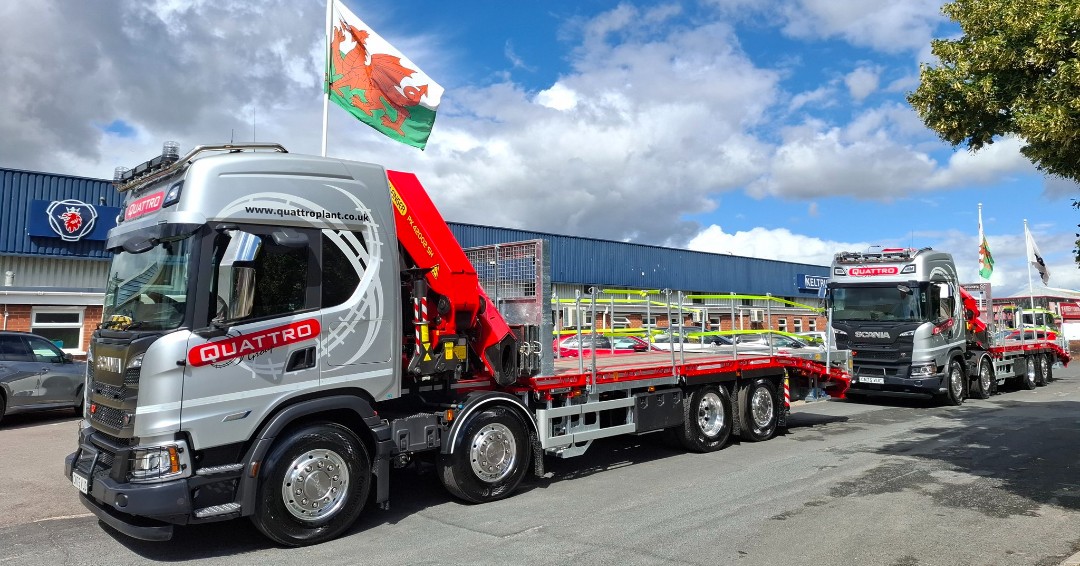 Quattro Plant have taken delivery of these stunning Scania G460 units!
The spectacular units mark yet another expansion to the extremely impressive Quattro Plant fleet, and look simply superb in their Quattro Plant decals.
Supplied by Keltruck Account Manager, Richard Woodland. These units will now be on full R&M for six years, for added peace of mind on top of the Scania reliability!
#SuppliedByKeltruck