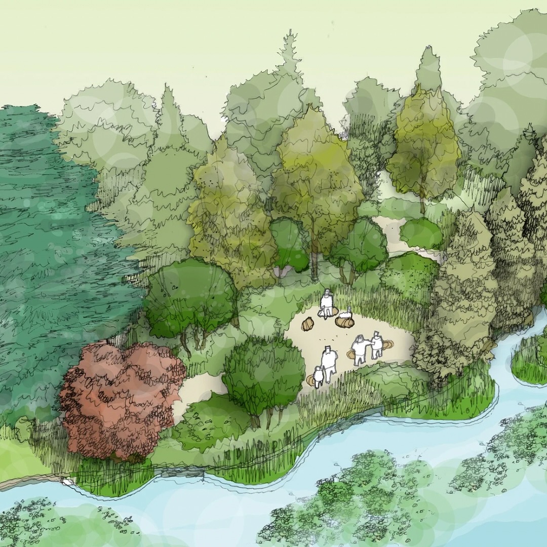 Following the opening of Garden for the Future this summer, we’re now working with the National Trust on another special area of Sheffield Park: Ten Foot Pond.
The loss of a mature Pinus radiata in 2021 left a significant gap in this Grade I listed landscape, altering both its character and views. Despite this, the south-facing pond remains a much-loved spot for visitors, with opportunities to get close to the water and enjoy long reflections across the garden.
Our design aims to regenerate the space with climate-resilient planting, accessible and meandering paths, and quiet seating areas that invite reflection and seclusion. By blending new planting with the historic landscape, the scheme looks both to the past and to the future - restoring balance, colour, and beauty to this remarkable place.
Swipe through to see our concept sketches and the site as it is now. Then swipe to image 5 to see the beautiful pine that is no longer there and then to image 6 to see 10 foot pond as it is now in all its autumn glory! We’ve got big boots to fill!
We’re excited to be collaborating once again with the fantastic team at the National Trust on this project.
⸻
ABOUT: Joe Perkins Design is a multi-award-winning landscape design consultancy, creating innovative outdoor spaces that celebrate the environment, wildlife, and biodiversity. Working across the UK and internationally, we partner with clients who share our passion for sustainable and visionary design. Discover more about our work at: www.joeperkinsdesign.com