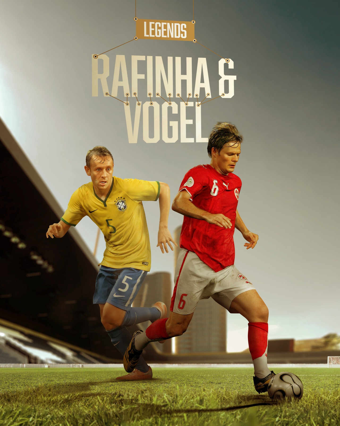 🇨🇭/🇧🇷
On to the next call-ups 📢
Eine Ikone mit unter anderem: sieben Bundesliga-Titeln, vier DFB-Pokalen, einem UEFA-Supercup, einer FIFA-Klubweltmeisterschaft und der Champions League. Auf dem Platz überzeugte er mit enormer Laufbereitschaft, defensiver Stabilität und Zuverlässigkeit – und abseits davon mit seiner humorvollen Art ⭐.
Niemand Geringerer als die FC-Bayern-Legende: @rafinha13 🇧🇷.
Auf der anderen Seite: viermaliger Eredivisie-Sieger, niederländischer Pokalsieger, niederländischer Superpokalsieger, dreimal Schweizer Meister und einmal Schweizer Cupsieger🏟.
Ein Virtuose der Passpräzision, bekannt für seine Spielintelligenz und die Fähigkeit, das Tempo im Mittelfeld nach Belieben zu kontrollieren. Eine Schweizer Legende, die das Kapitänsamt mit Stolz trug: @johannvogel14🇨🇭.
___________
Próximas lendas convocadas 📢
Um ícone com, entre outros feitos: sete títulos da Bundesliga, quatro Copas da Alemanha, uma Supercopa da UEFA, um Mundial de Clubes da FIFA e a tão sonhada Liga dos Campeões. Dentro de campo, convencia com sua enorme disposição, estabilidade defensiva e confiabilidade – e fora dele com seu jeito bem-humorado ⭐.
Ninguém menos que a lenda do Bayern de Munique: @rafinha13 🇧🇷.
Do outro lado: quatro vezes campeão da Eredivisie, vencedor da Copa da Holanda, da Supercopa Holandesa, três vezes campeão suíço e campeão da Copa da Suíça🏟.
Um maestro da precisão nos passes, conhecido por sua inteligência tática e pela capacidade de controlar o ritmo do jogo como poucos. Uma verdadeira lenda suíça, que carregou a braçadeira de capitão com orgulho: @johannvogel14🇨🇭.
#vogel
#rafinha
#ronaldinho
#closnormand
#jogodosfamosos