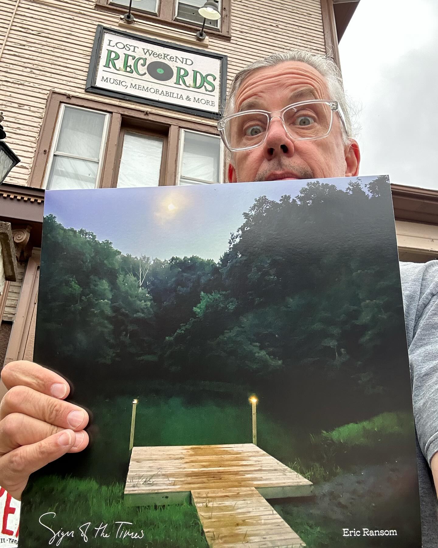 Thanks @lostweekendrecords for supporting local music. Stop by to grab a copy of my newest album. Super proud of this and lucky to have been able to work with @thirdeyeblues @drumboyed @sgtfloydpepper322 @jessehenry_music and @earthworkrecordings on this one!