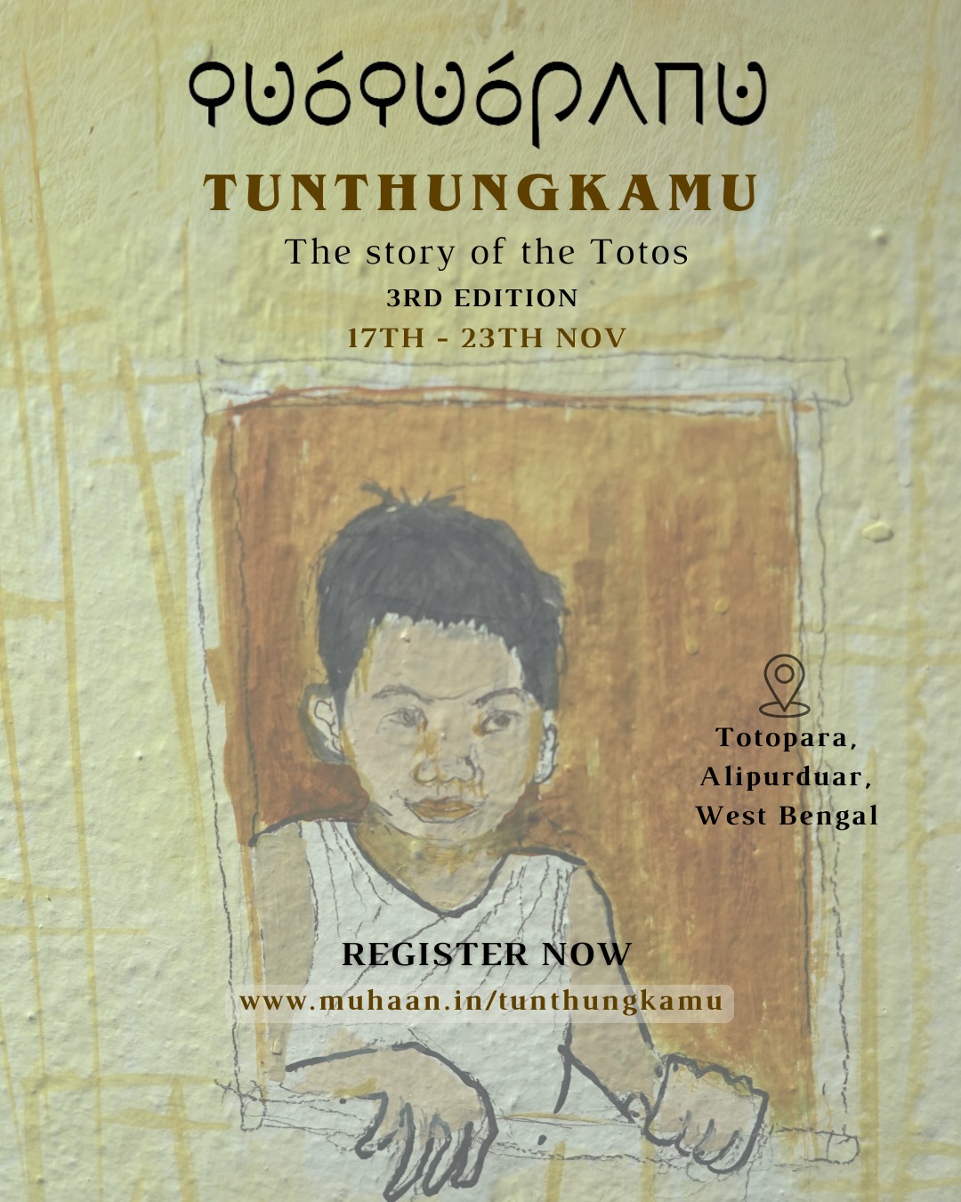 Tunthungkamu Festival 2025 | Registrations Open
22–26 November | Totopara, Alipurduar
The Story of the Totos — a 5-day immersive and experiential learning journey into one of India’s smallest Indigenous communities, followed by a 2-day festival celebrating Toto culture, heritage, and identity.
Through thoughtfully curated interactions, hands-on activities, and immersive explorations, participants will:
- Listen to ancestral oral narratives and history
- Understand rituals, animism, and shamanism in their authentic form
- Explore the Toto relationship with land, forests, and rivers
- Share in a one-of-a-kind community festival celebrating music, food, crafts, and resilience
Organized by the Chittaranjan Toto Memorial Education Centre, with the support of Pipilitara Foundation, Muhaan, the Toto Young Group, the Toto Bachelor Group, and the Toto community, this program offers a rare opportunity to experience culture directly from the community, while contributing to a broader movement of cultural revival and community-based tourism in Totopara.
Registrations are now open.
Be part of this living story.
#tuthungkamu #storyofthetotos #indigenousheritage #communitybasedtourism #culturalrevival
