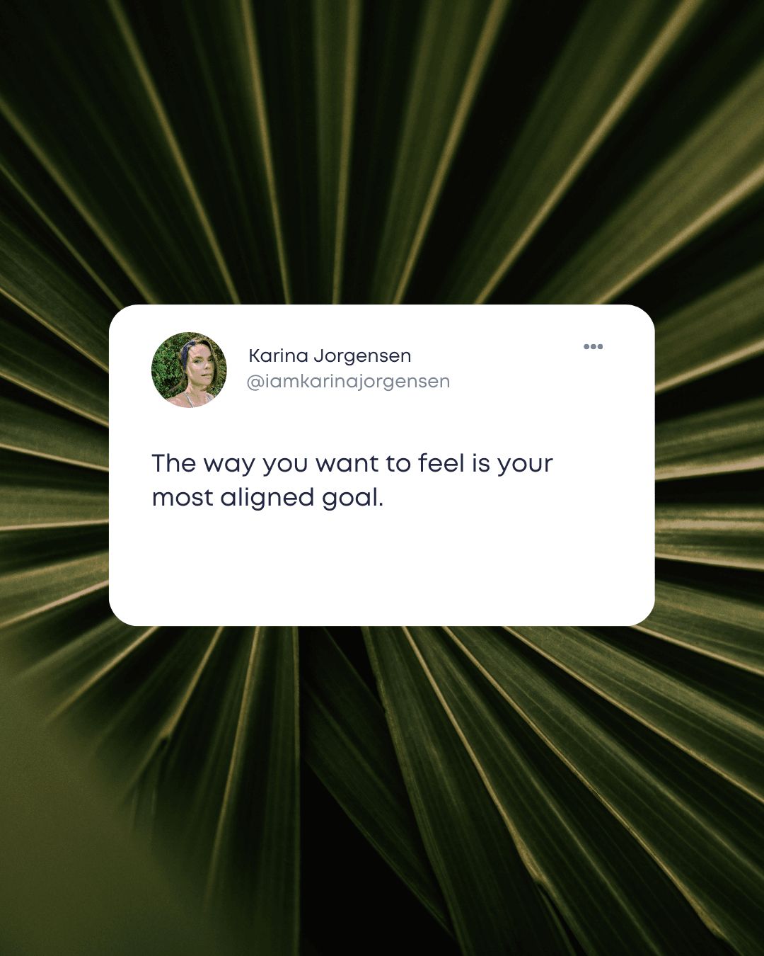 The way you want to feel is your most aligned goal.
Goals take 1% of your life into account. That high five moment when you reach your goal and how you think it’ll make you feel.
But your life is lived in the 99% that is the journey towards it. The simple, every day, that moves you closer to your goals.
When you only focus on the end you lose sight of how you get there. Of how you want to feel in all the other moments that create your LIFE.
Make sure you’re not sacrficing the 99% for the 1%. Your life is lived in the in-between moments. Include them in your goals. Practice calm and presence so you can actually show up and enjoy them.
Your life is the journey, not the destination.
#ValuesLed #LifeDesign #AlignedAction #NervousSystem #SelfRegulation #Breathwork #MindfulLiving #SomaticAwareness #IntentionalLife #Alignment #Integrity #InnerCompass