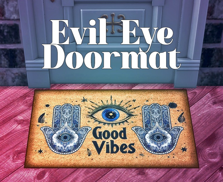 Evil Eye Doormat
Only good vibes can enter your sims' homes when the Evil Eye Doormat is watching. 🧿🚪
Not just a rug, it's protection. 👁️💫
3 Variations. Grab it here: https://www.carolasims.com/post/evil-eye-mat
#rugs #rugdecor #goodvibes #positivevibes #evileye #evileyesymbol #goodluck #positiveenergy #sims4cc #simstagram #sims4rugs #ccrug