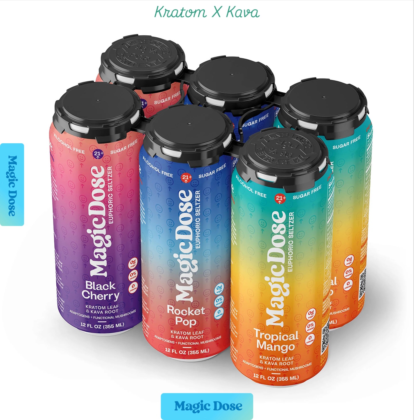 What happens when Kratom & Kava unite in one can? Magic! ✨ @drinkmagicdose Avaliable @sf_naturals