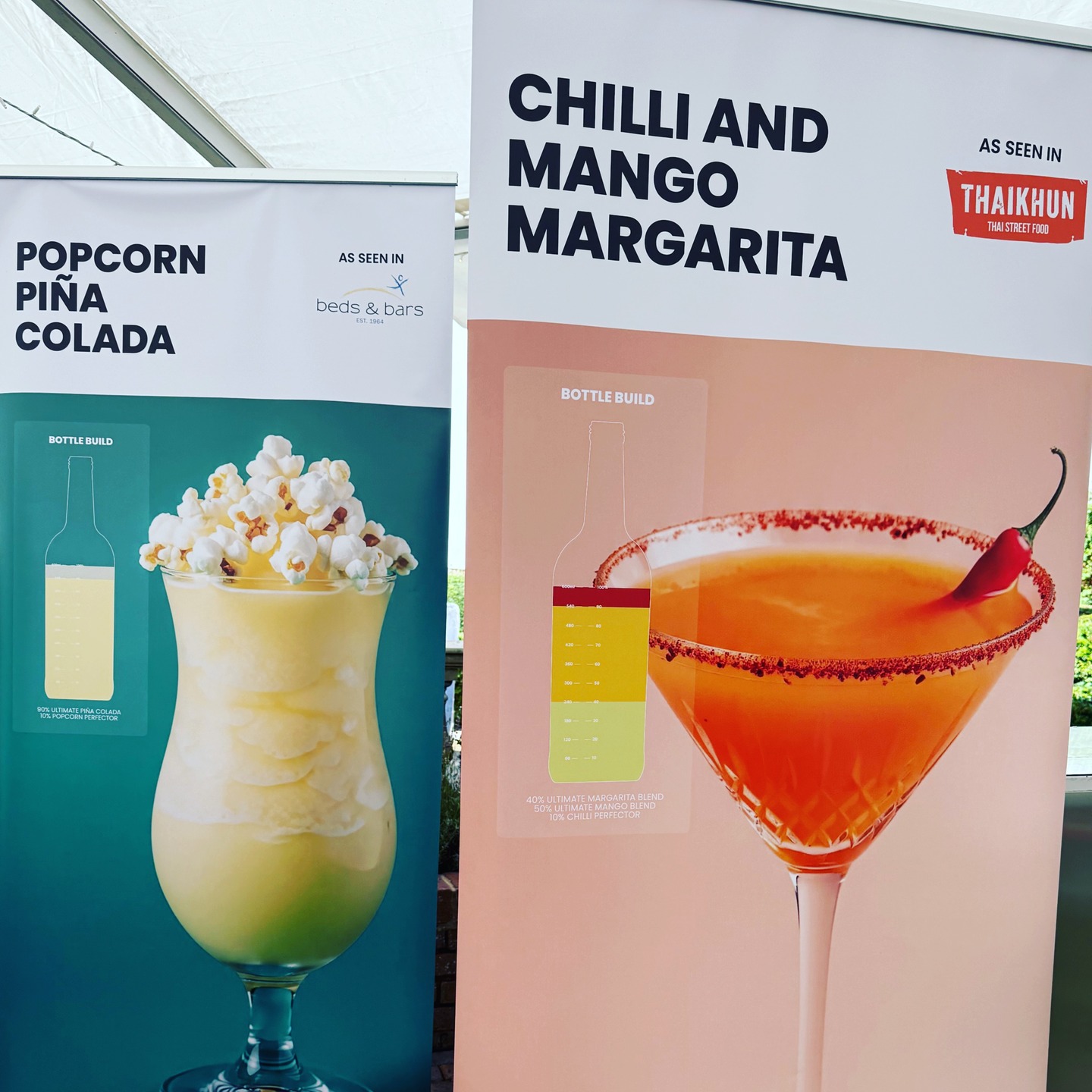 How's this for confidence?
A couple of our favourite cocktails that we designed this year.
So delicious, we decided to turn them into banners and serve them at Propel Info.
Popcorn Colada or Chilli Mango Margarita - which one are you picking?
📞 Drop us a line when you're ready to Think smarter and Drink better...