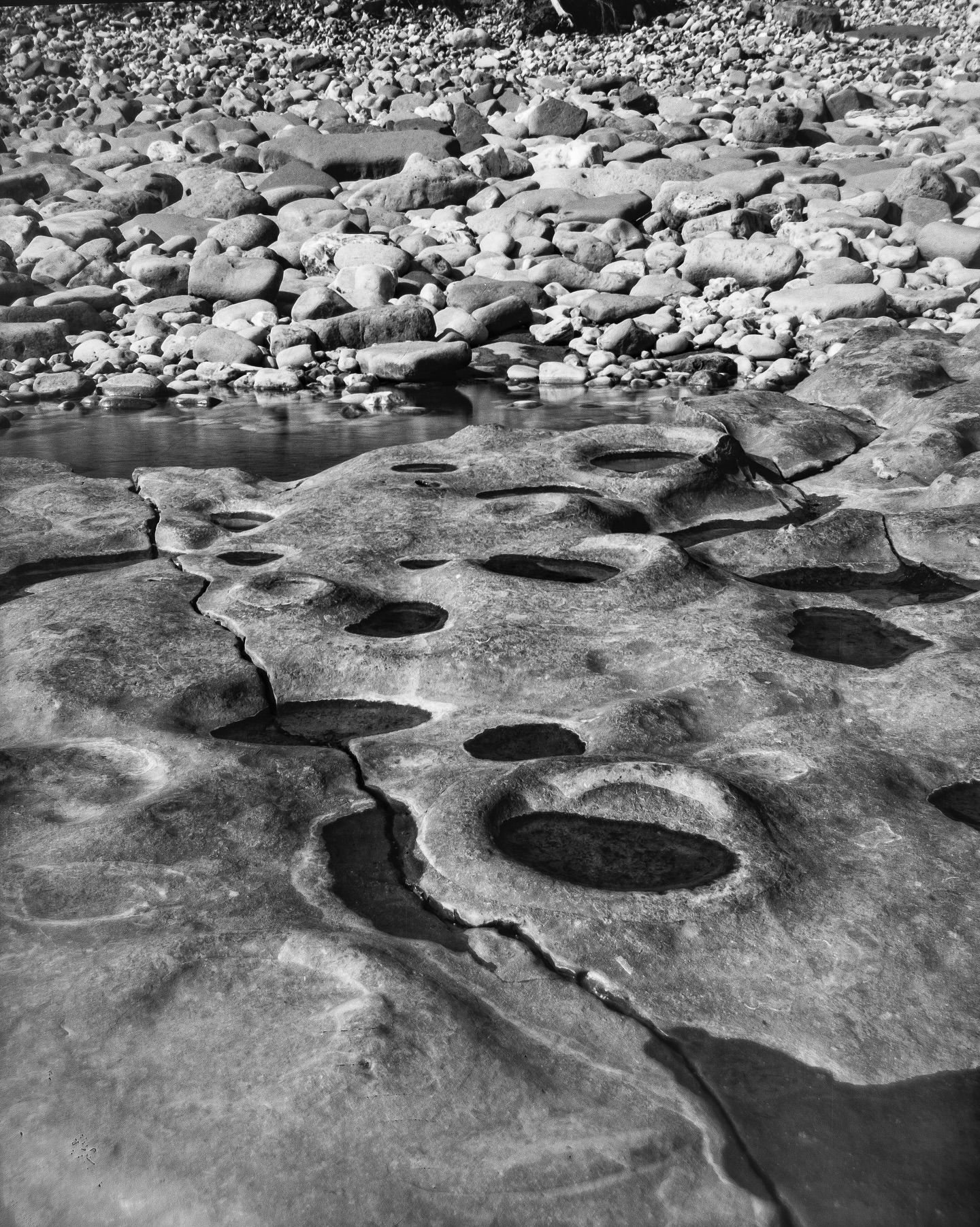Good day for photography in Lyme Regis with my 3 large folding Kodaks making x Ray film negatives of post card, 4”x5” and half-plate size.