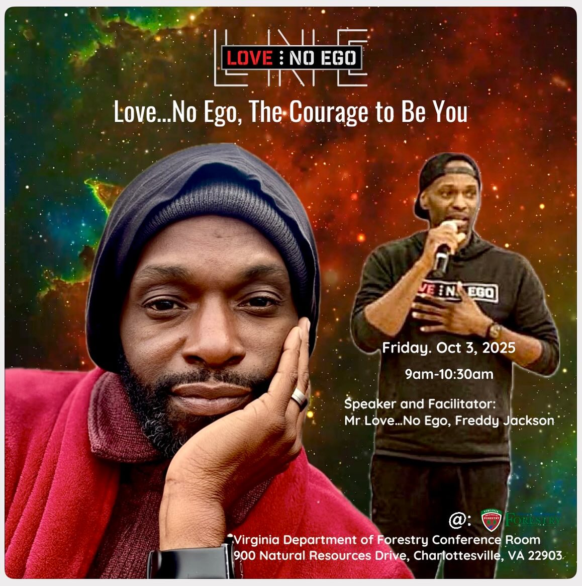 It’s going to be a very exciting Friday!!
I’m looking forward to seeing you soon! Oct 3rd, 2025! Let’s make it happen! We need you in the room! DETAILS & FREE RSVP at https://www.mrlovenoego.org/speakingevents