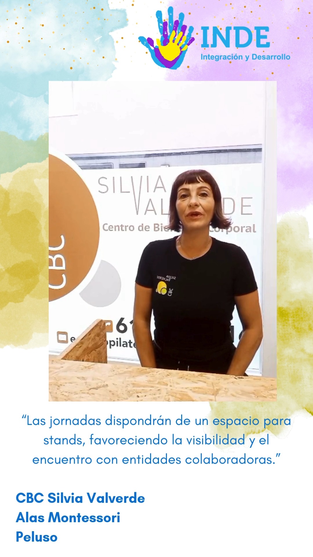 ✨En nuestras Jornadas de Atención Temprana no solo encontrarás charlas y ponencias. Antes de comenzar, en el propio Centro INDE, podrás conocer a las empresas colaboradoras 🤝 que compartirán sus servicios y recursos para las familias.
Gracias @cbc_silviavalverde , @alasmontessori y @peluso_crecemos_jugando por haberse sumado a esta iniciativa.